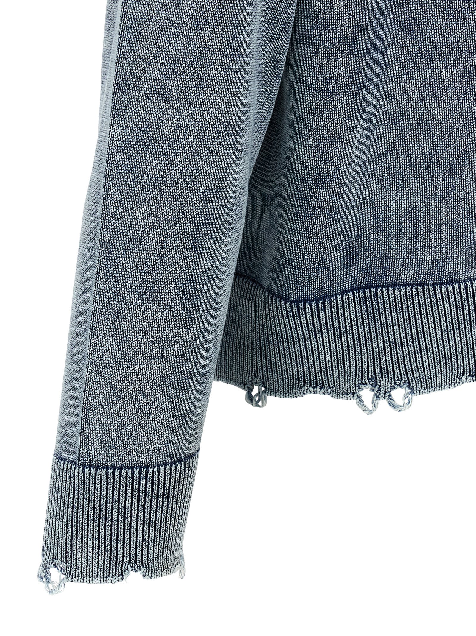 Diesel Men K-fronzi Otton Sweater In Blue