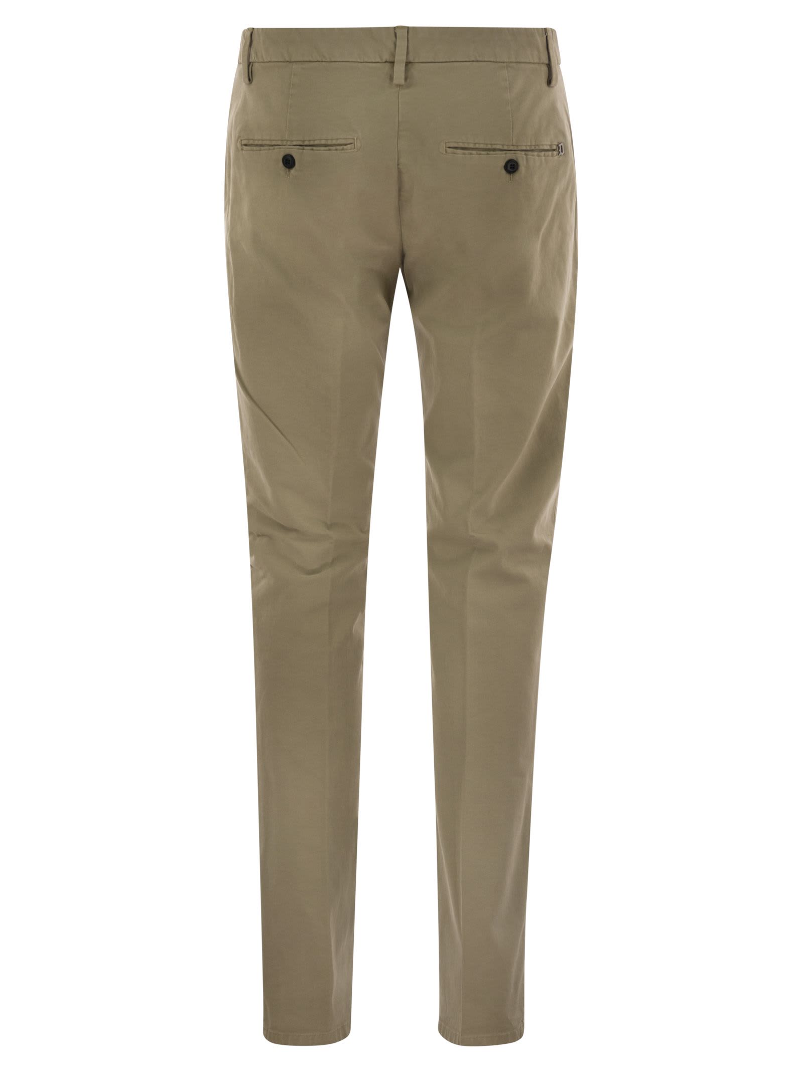 Dondup Gaubert Trousers In Cotton In Honey