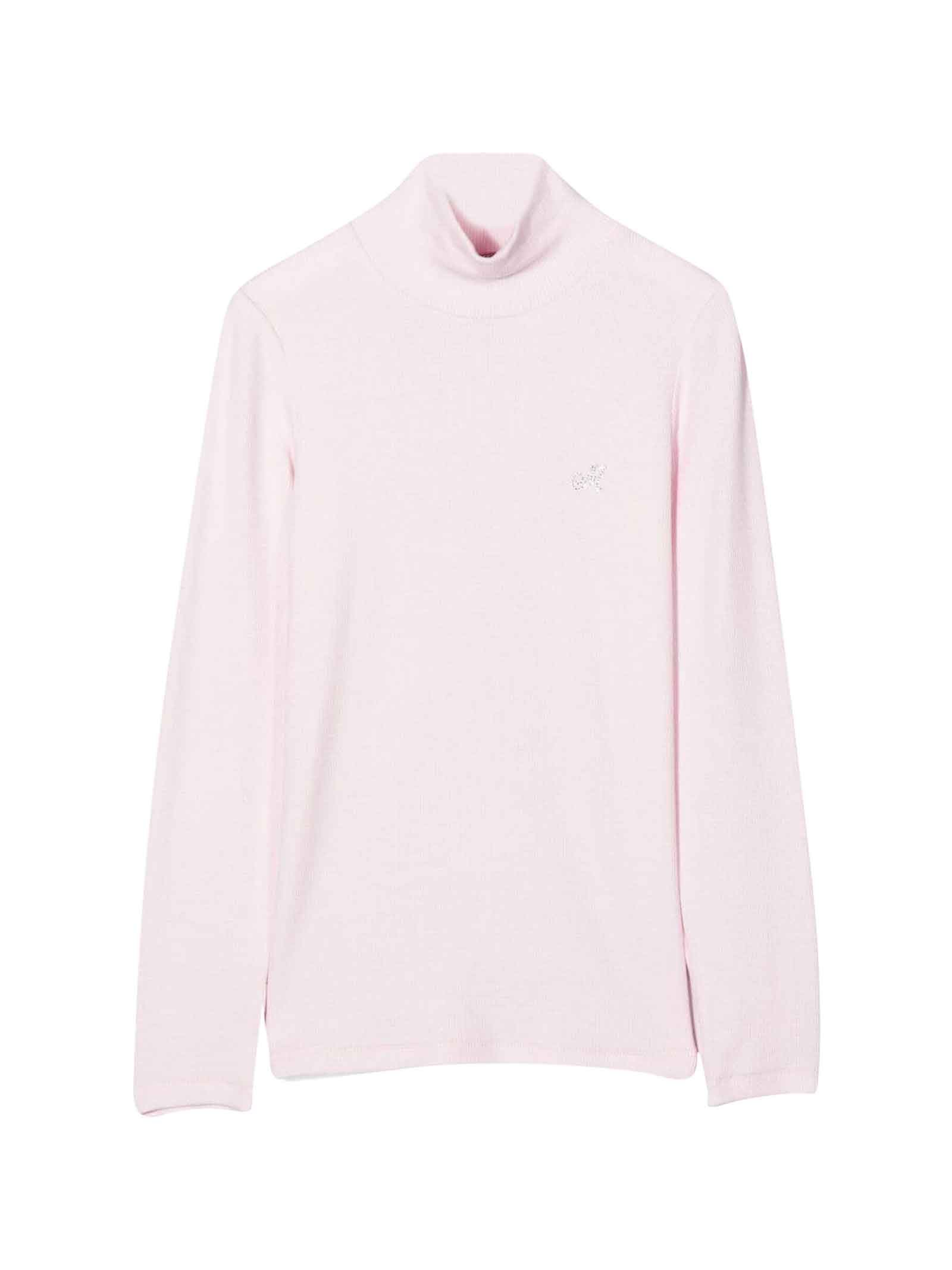 Monnalisa Pink Sweater Girl