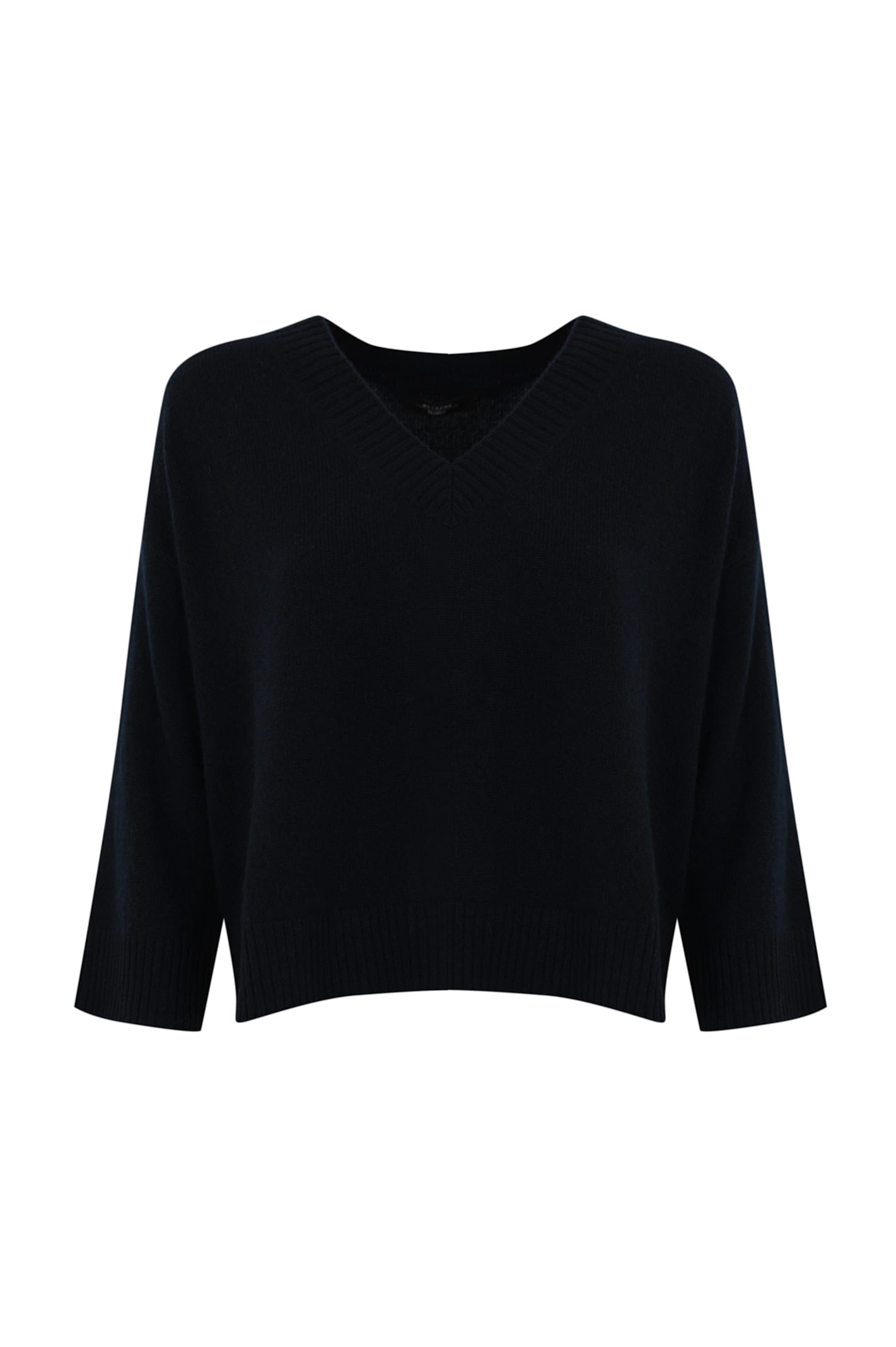 Weekend Max Mara Leva Cashmere Sweater In Blu Navy