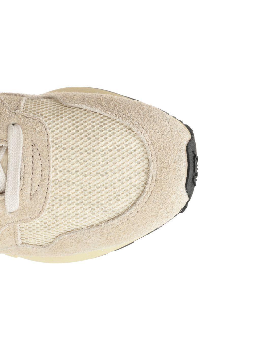 Autry Low Suede Net Sneakers With Contrast Panel In Multi