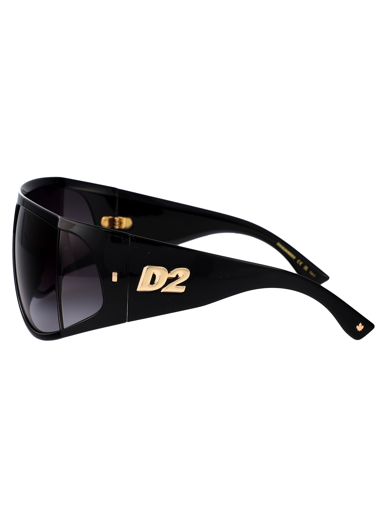 Dsquared2 Black Injectate Sunglasses In Brown