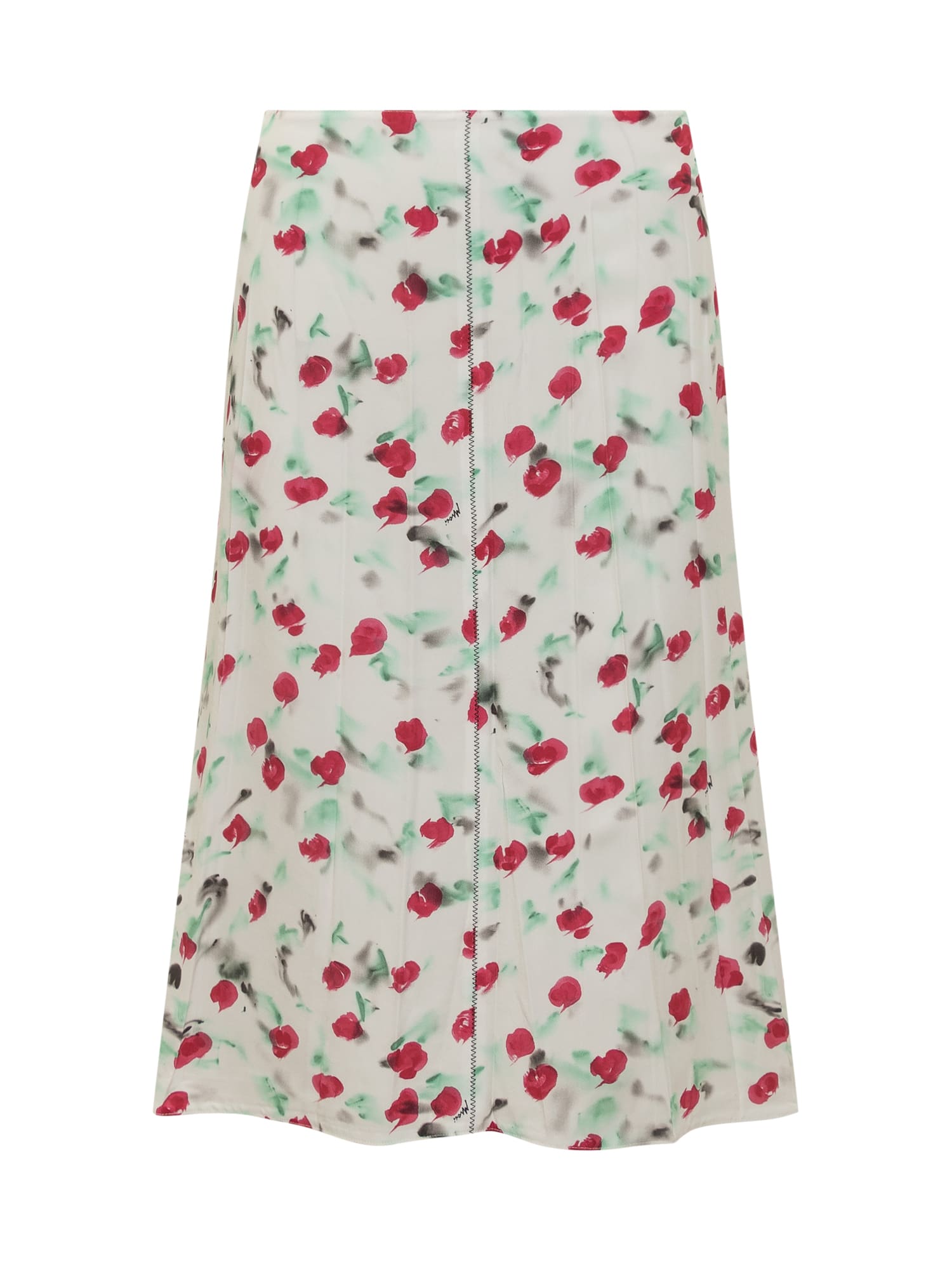 Shop Marni Reverie Skirt In Lily White