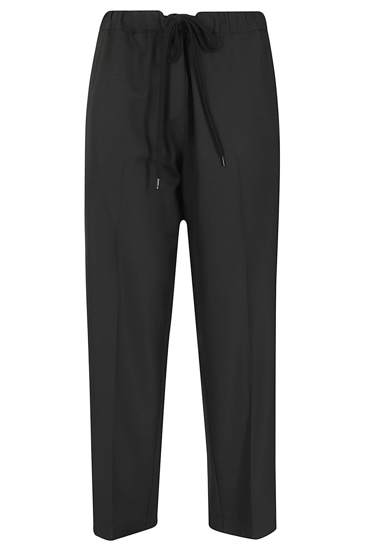 Shop Mm6 Maison Margiela Pants In Black