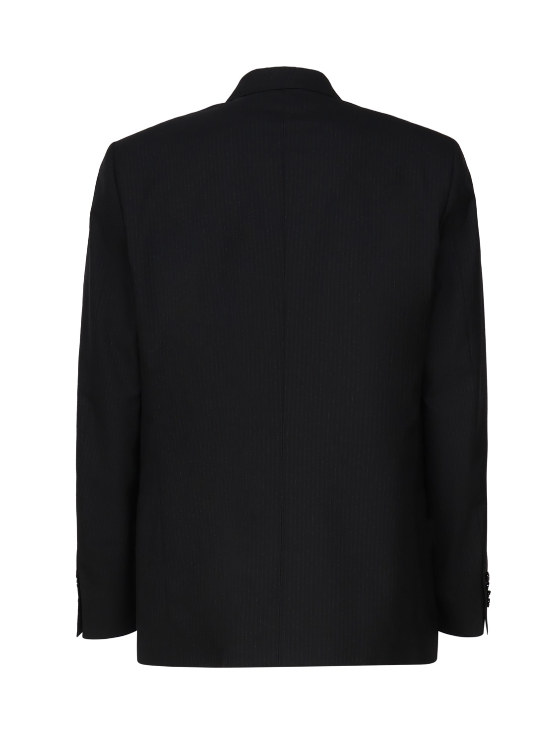 Shop Lardini Double-breasted Blazer In Black