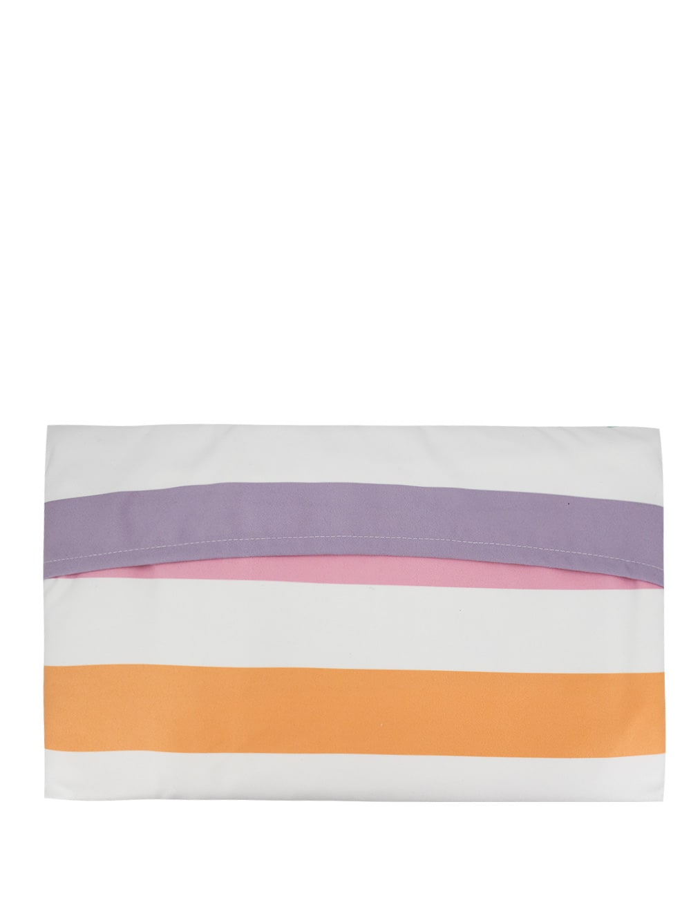 Shop Mc2 Saint Barth Beach Towel In Stripes Pop V Pastel