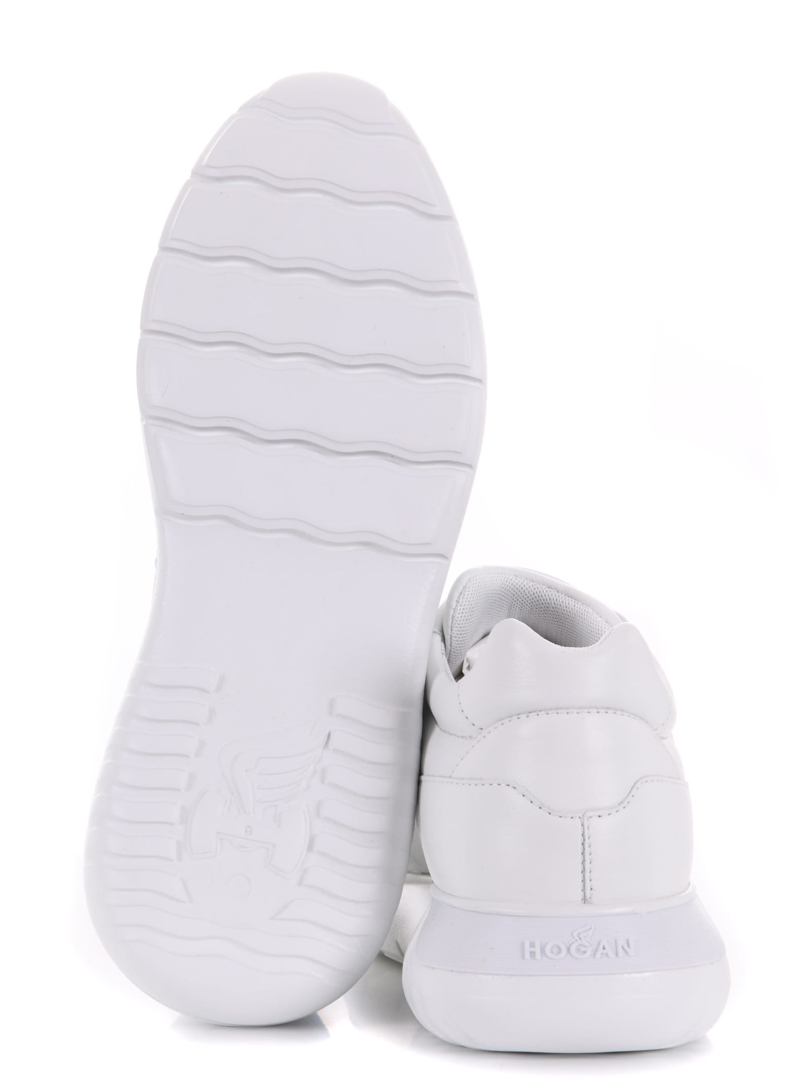 Shop Hogan Interactive3 Sneakers In White