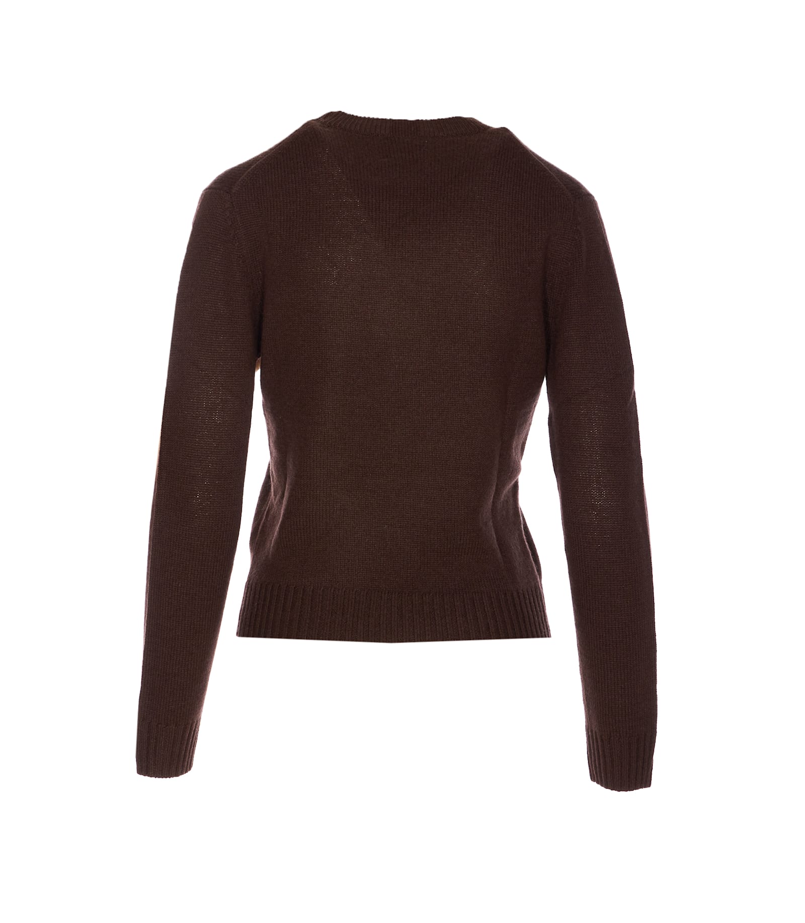 Allude Crewneck Sweater In Brown
