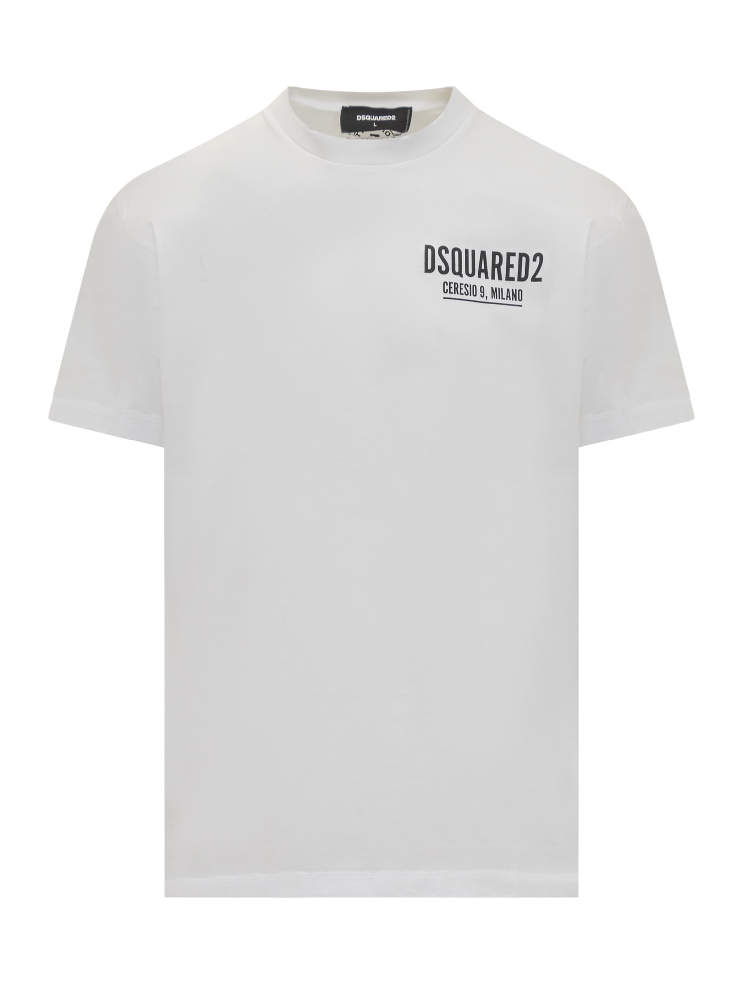 Shop Dsquared2 Ceresio 9 T-shirt In Bianco