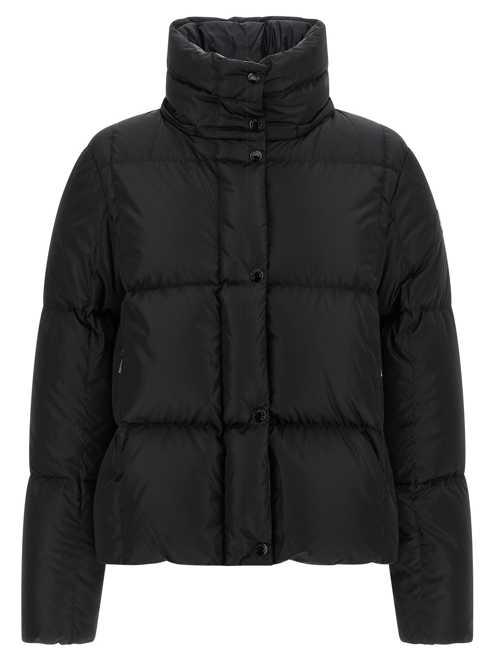 Moncler Castelnou Short Down Jacket In Black