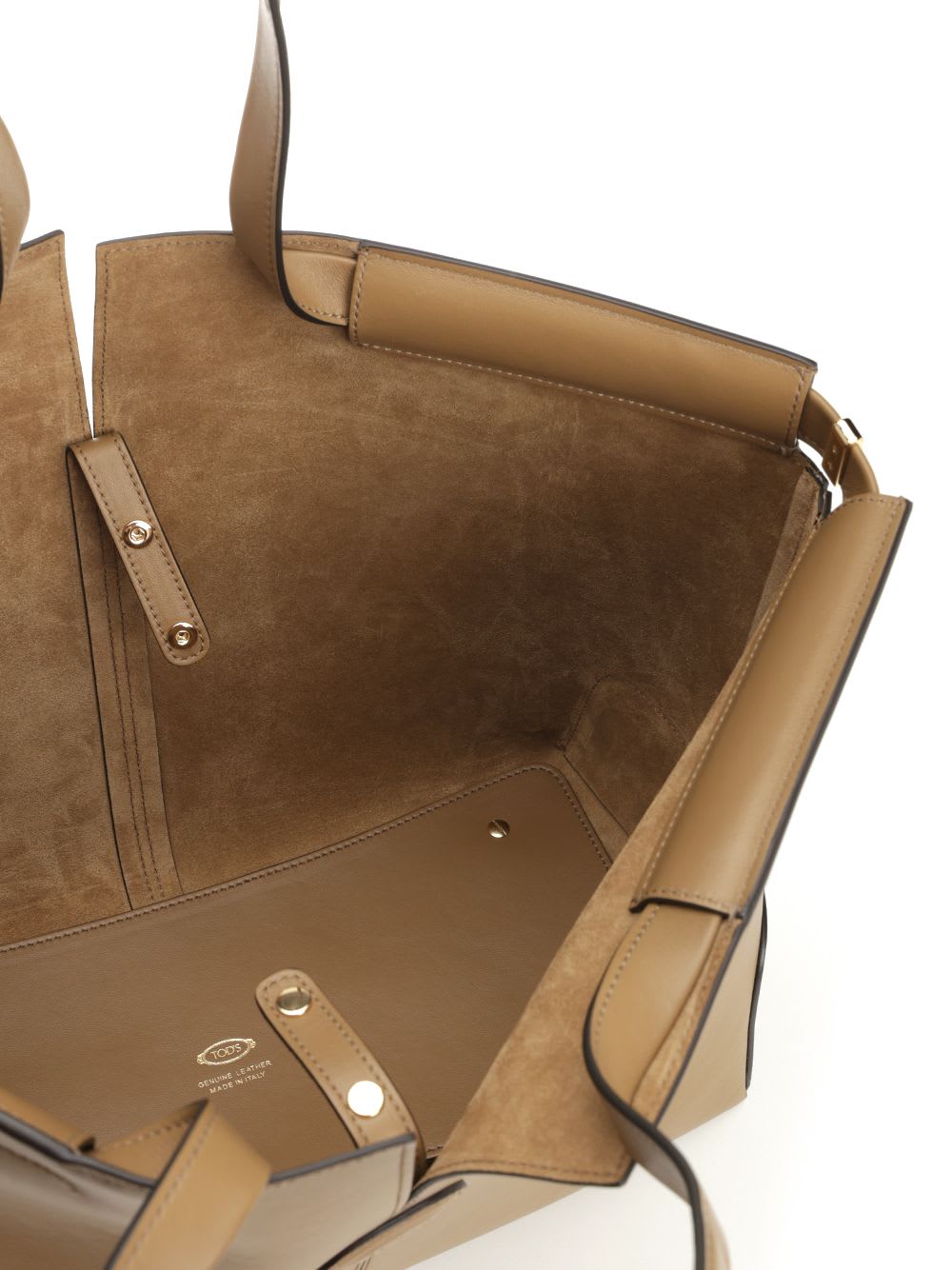 Tod's Folio Shopping Bag In Brown