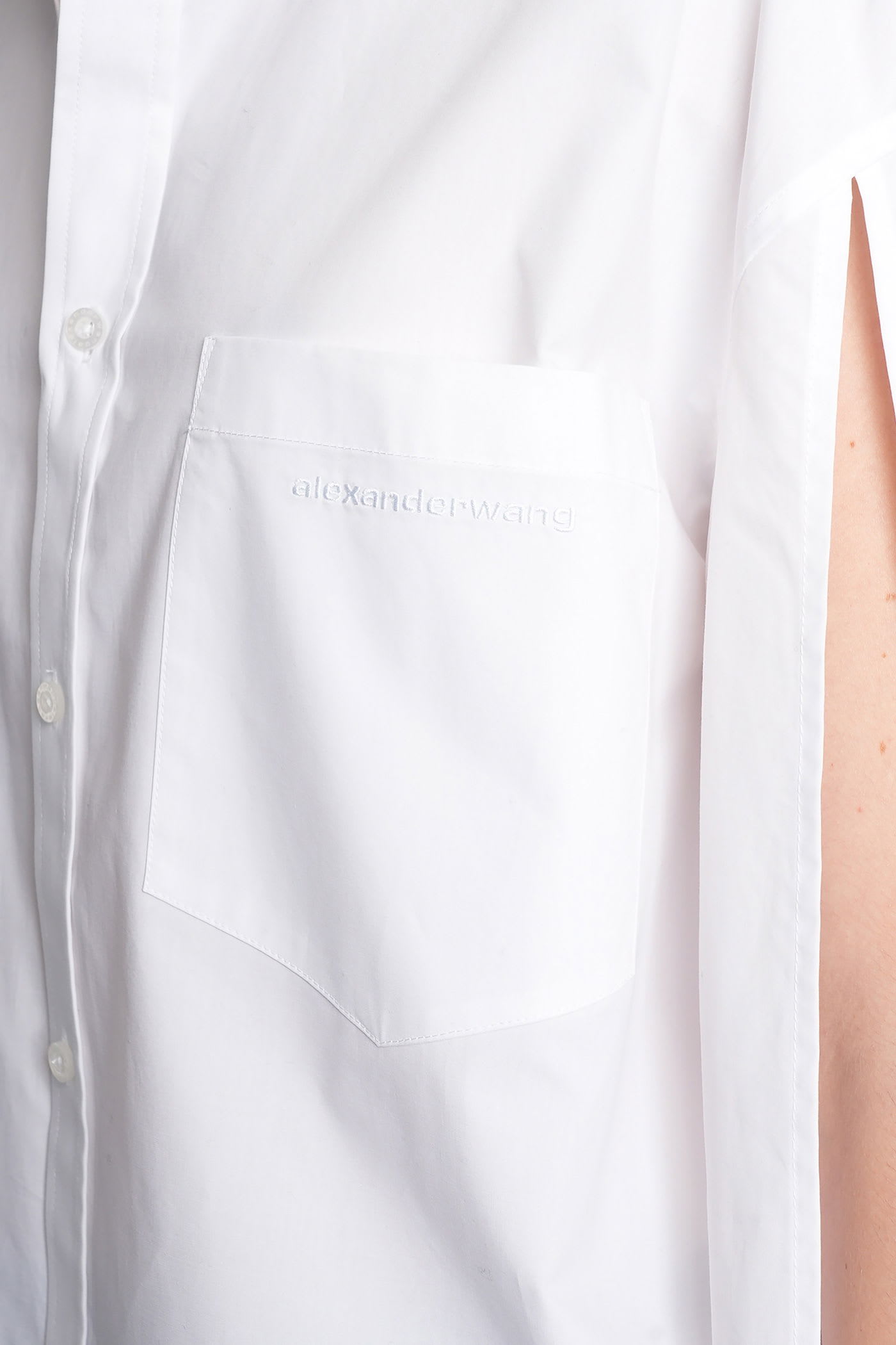 Alexander Wang Shirt In White Cotton In White