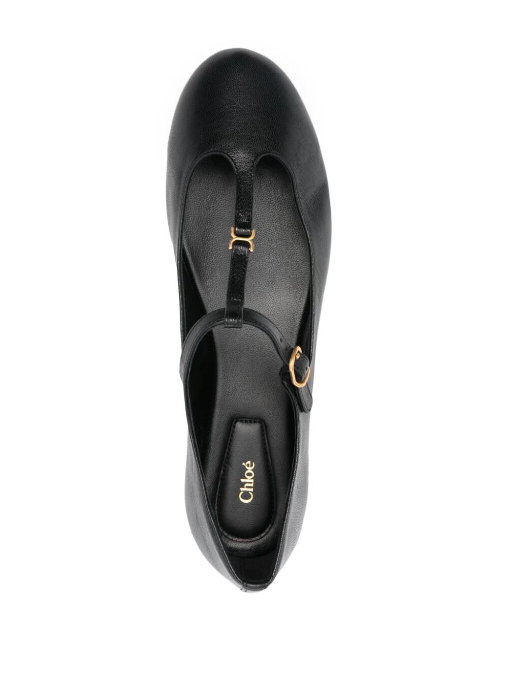 Shop Chloé Ballerina Marcie In Nappa In Black