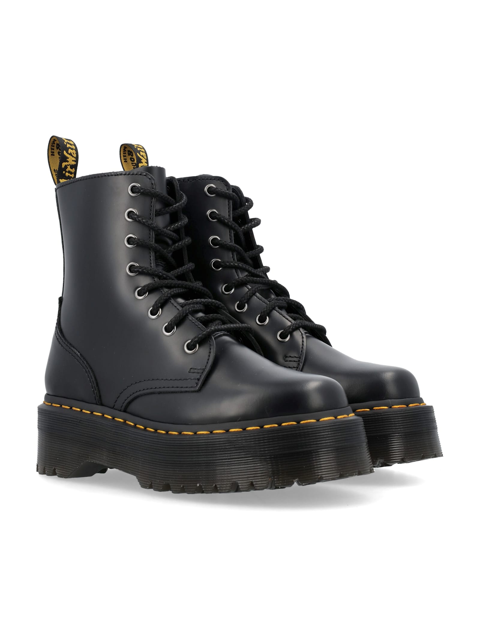 Shop Dr. Martens' Jadon Platform Boots In Black