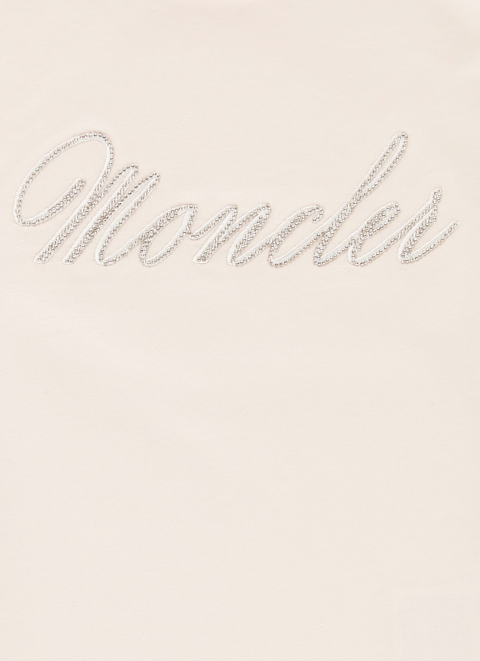 Moncler Logoed T-shirt In Neutral