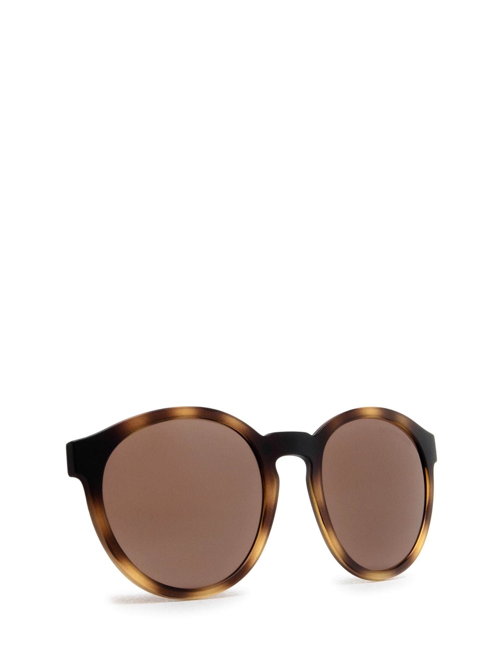 Shop Emporio Armani Ea4152 Matte Havana Sunglasses