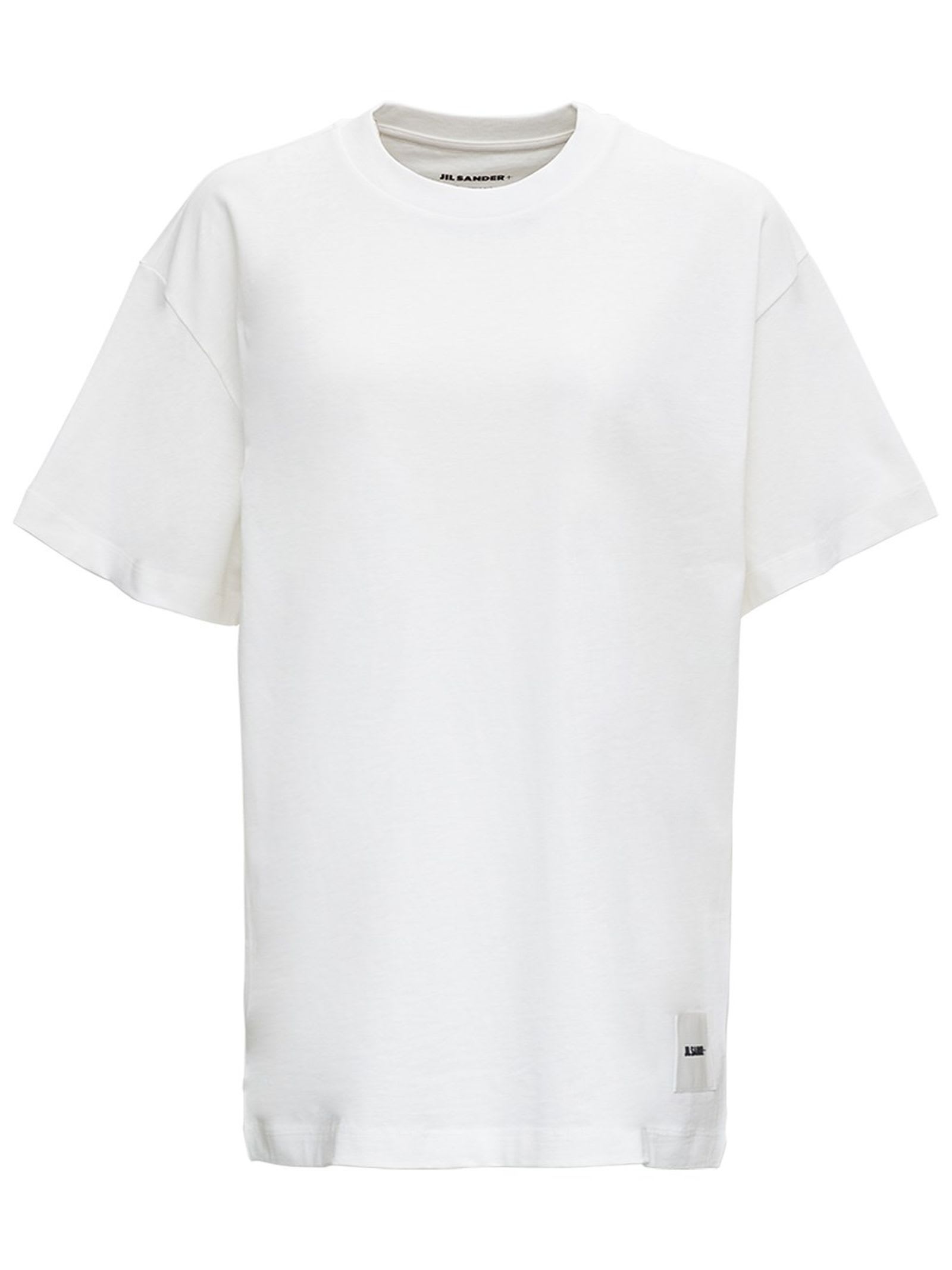 Jil Sander White Organic Cotton 3-pack T-shirts