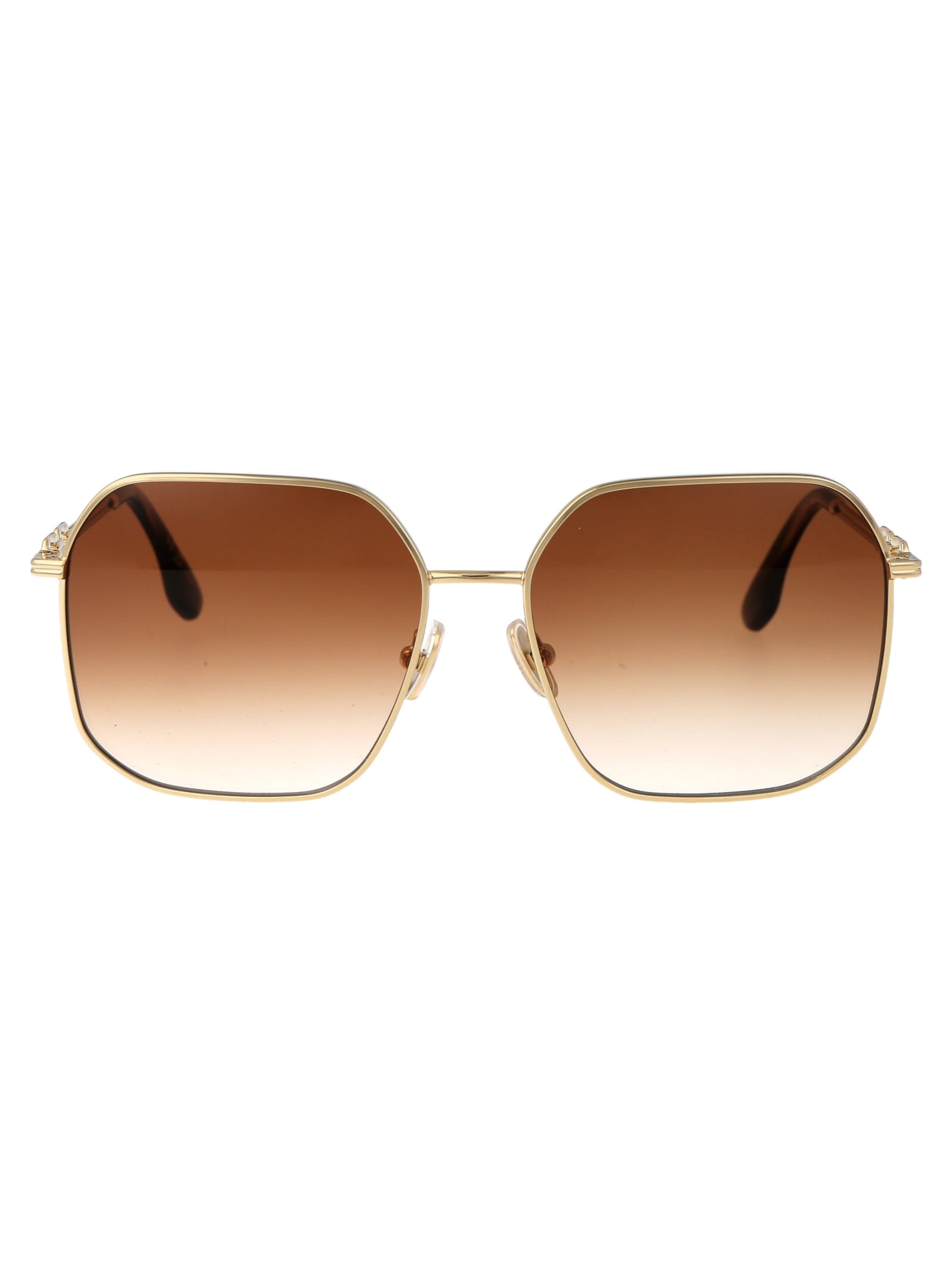 Shop Victoria Beckham Vb232s Sunglasses In 723 Gold/honey