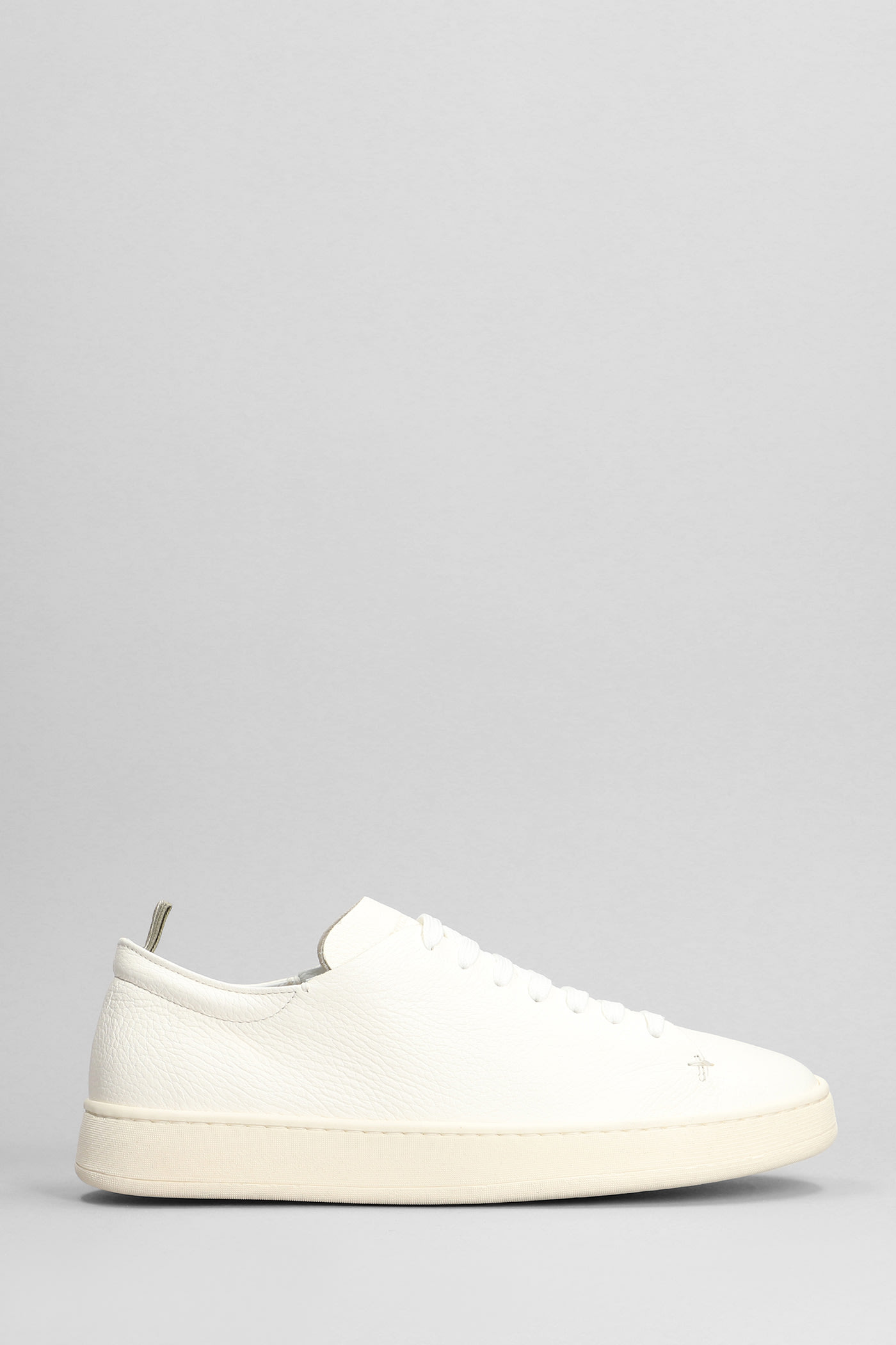 Once 002 Sneakers In White Leather
