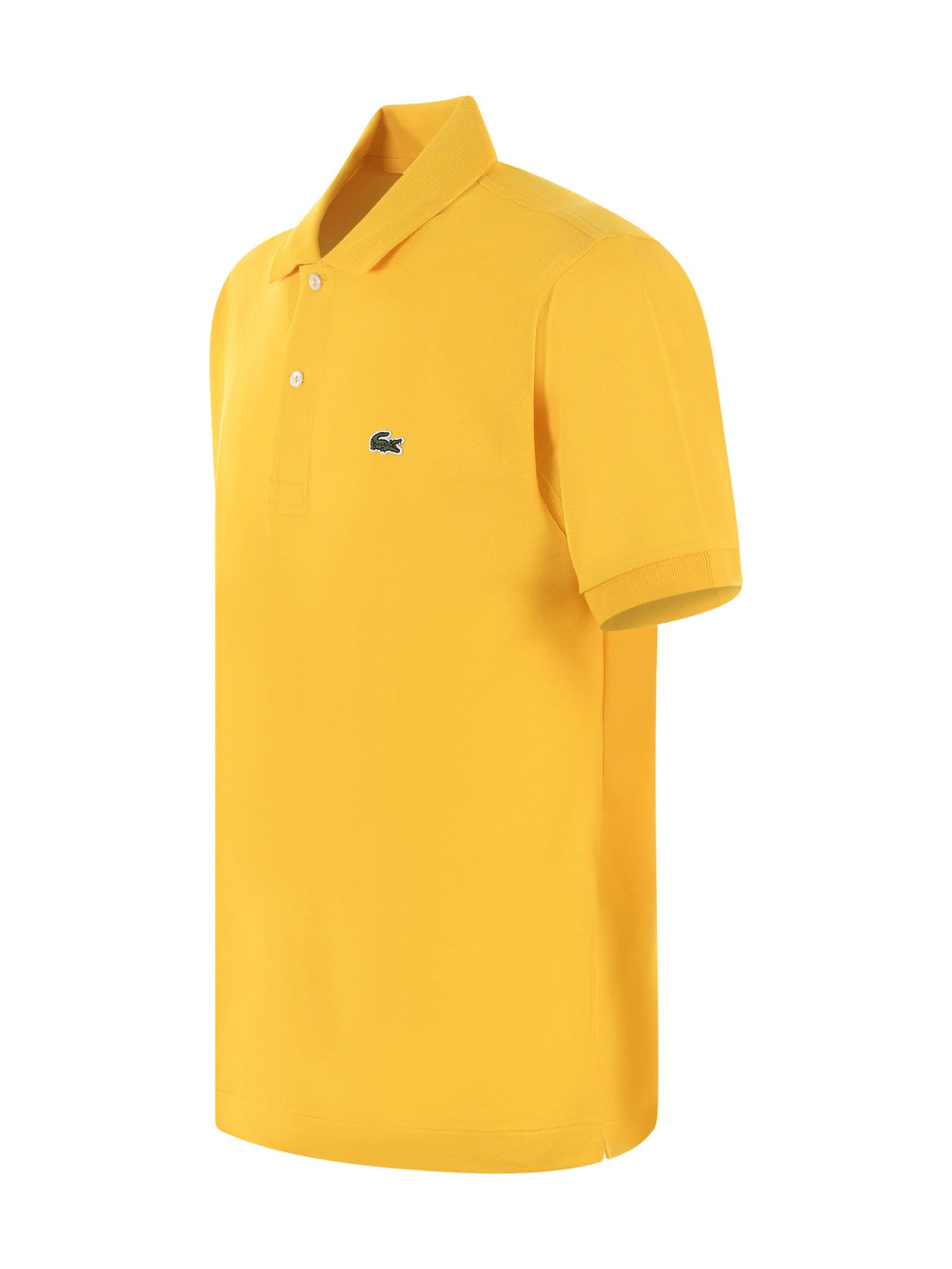 Shop Lacoste Polo Shirt In Giallo