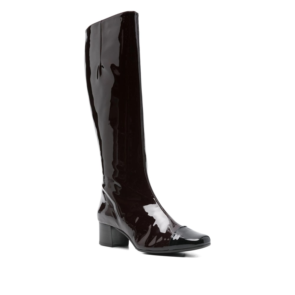 Carel Malaga Leather Boots In Brown