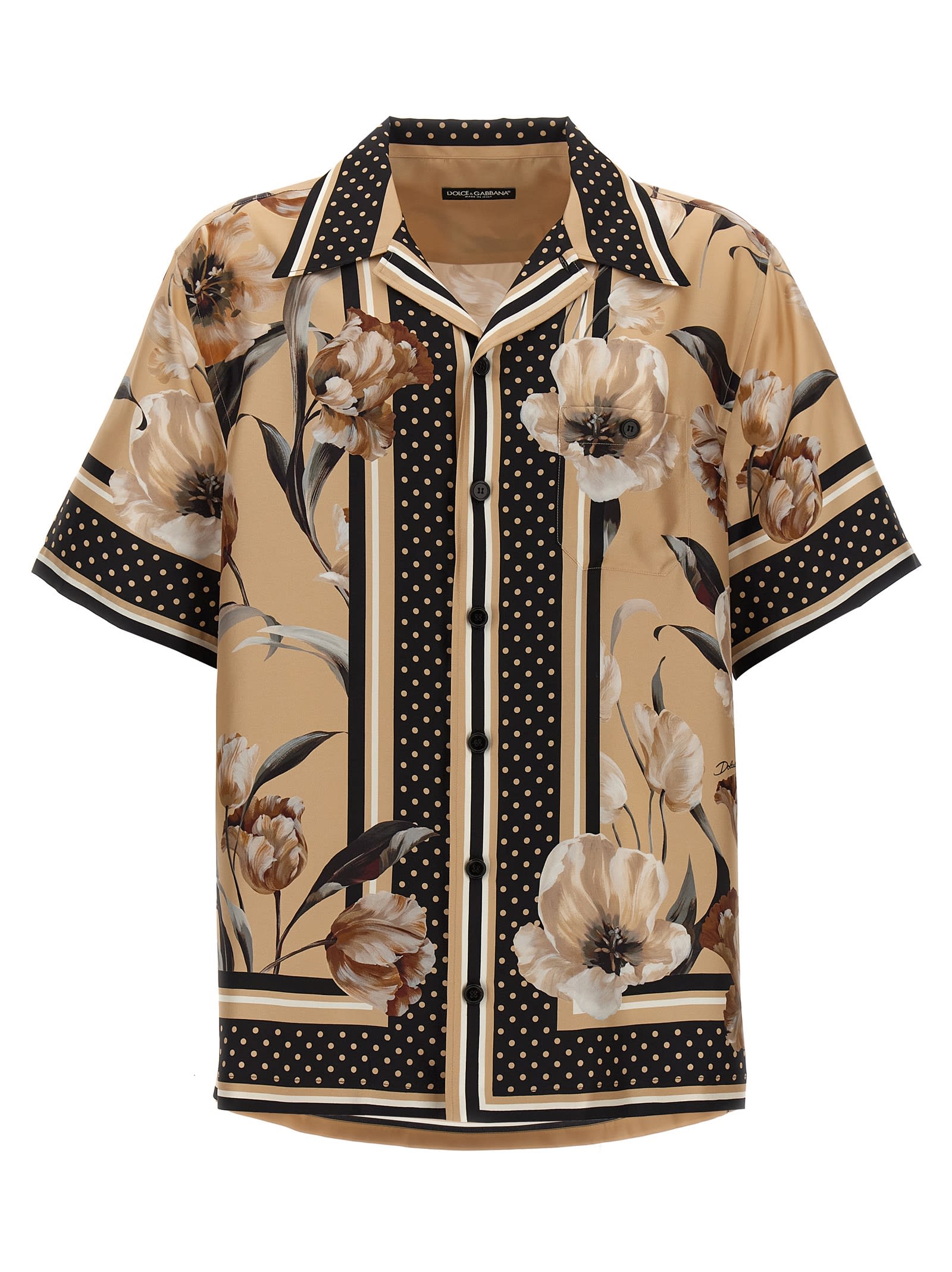 Shop Dolce & Gabbana Palermo Shirt In Multicolor