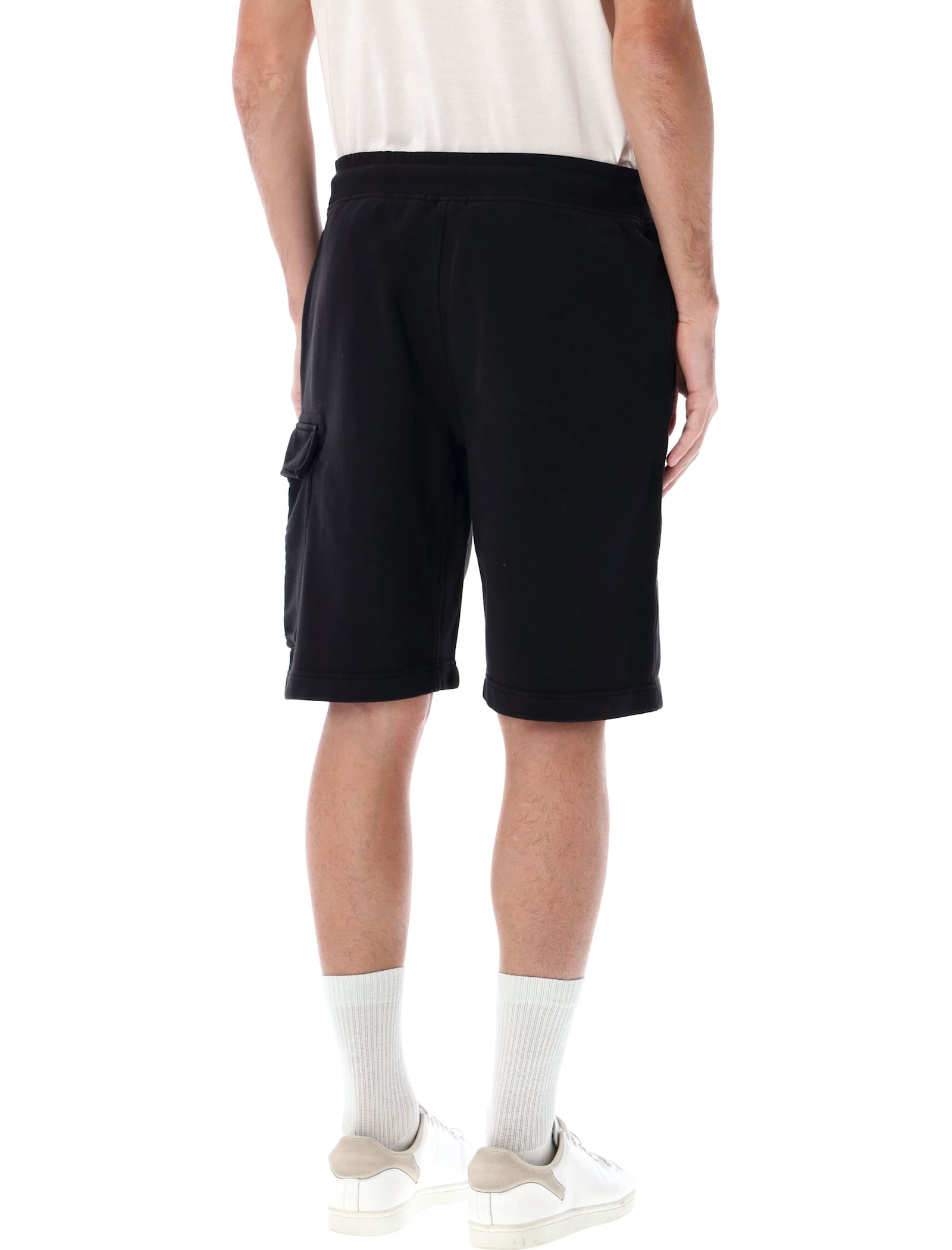 C.p. Company C.p.company Bermuda Sweatshirt In Black