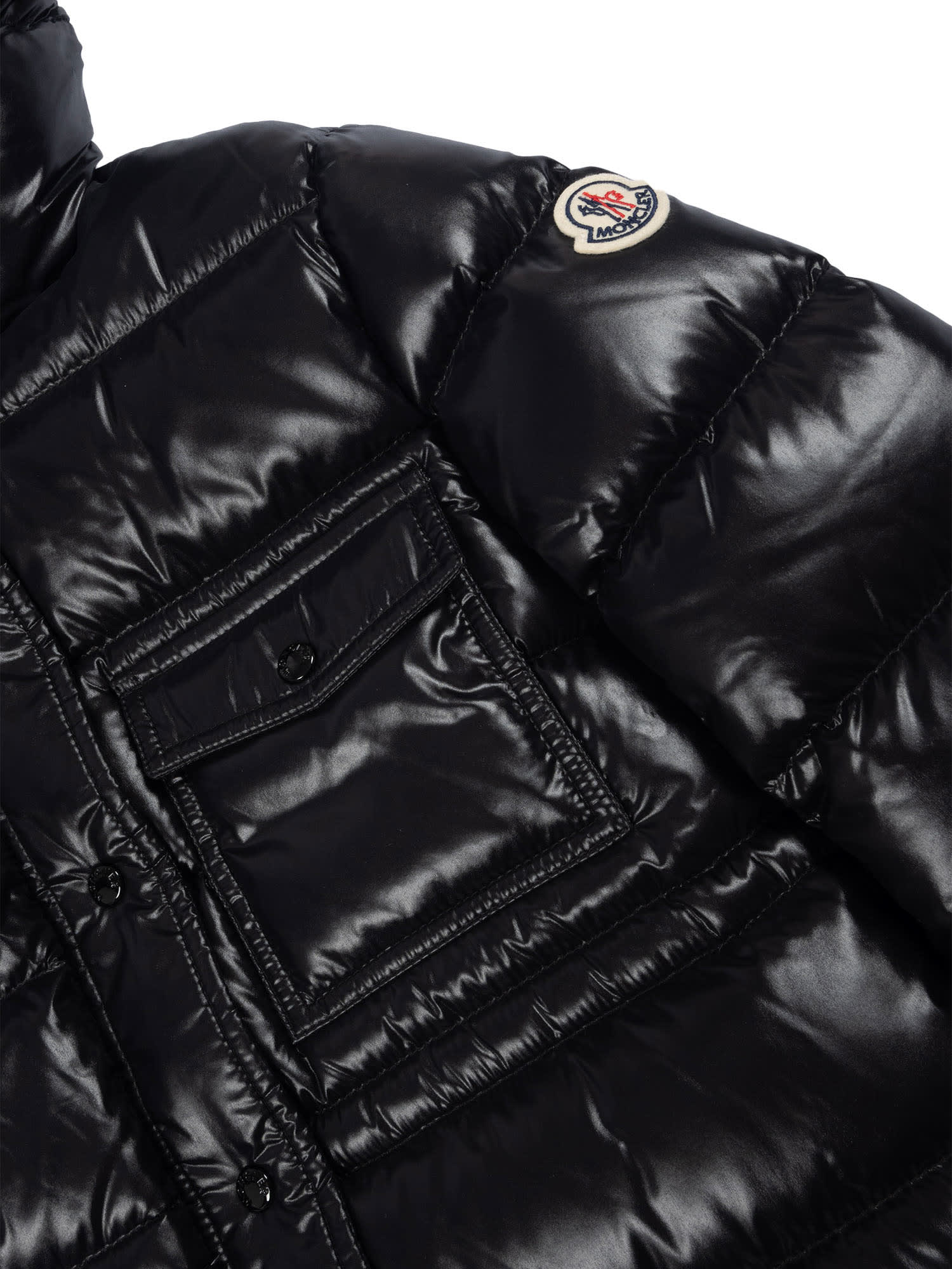 Moncler Dacca Long Parka In Black