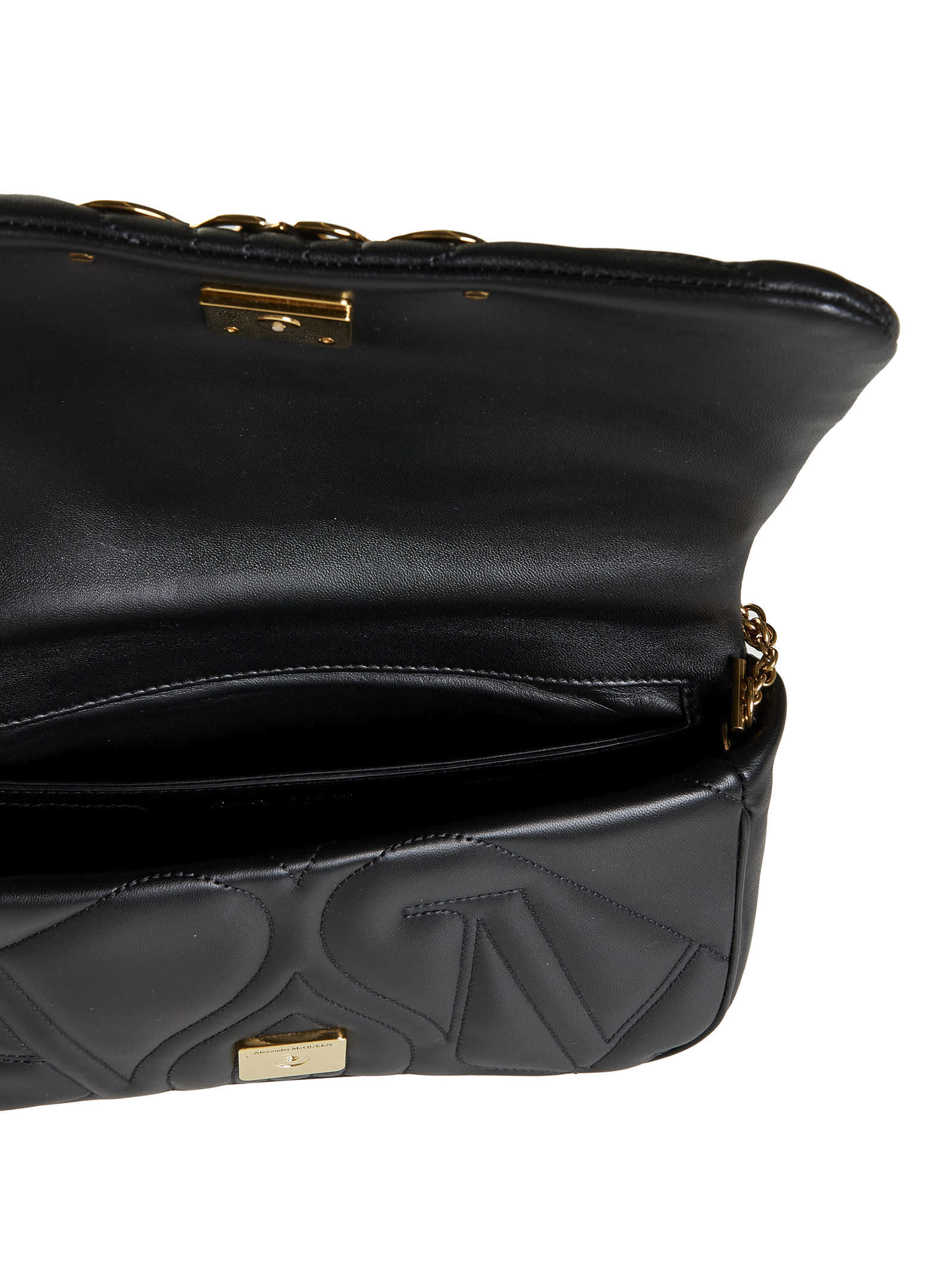 Alexander Mcqueen The Seal Bag In Black