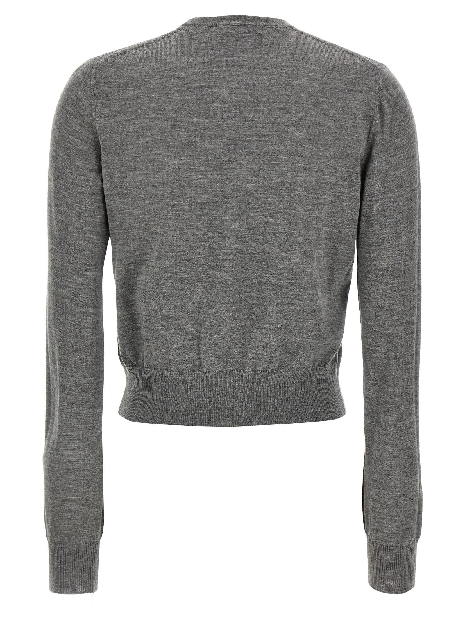 Khaite Lilou Sweaters And Cardigans Gray In Gray