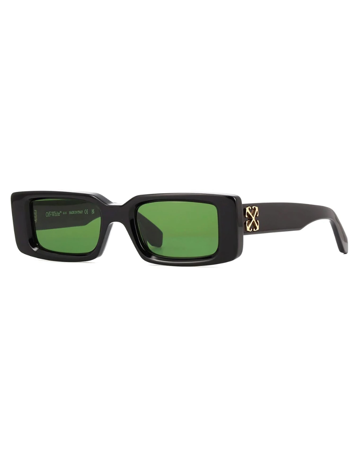 Shop Off-white Oeri127 Arthur Sunglasses In Black