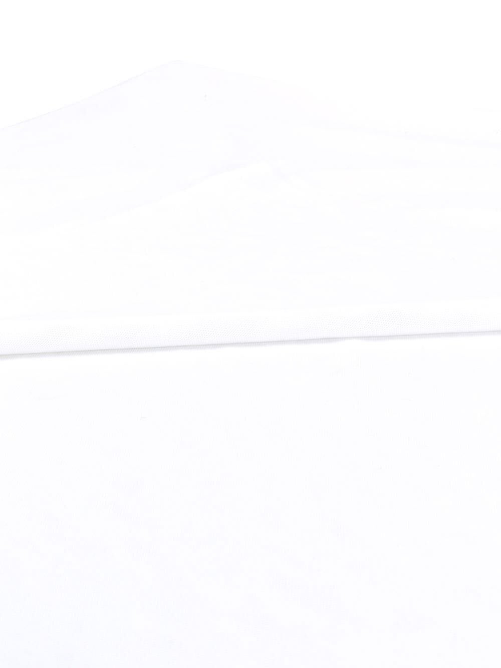 Shop Fisico Cristina Ferrari Pareo Lungo In Tulle In White