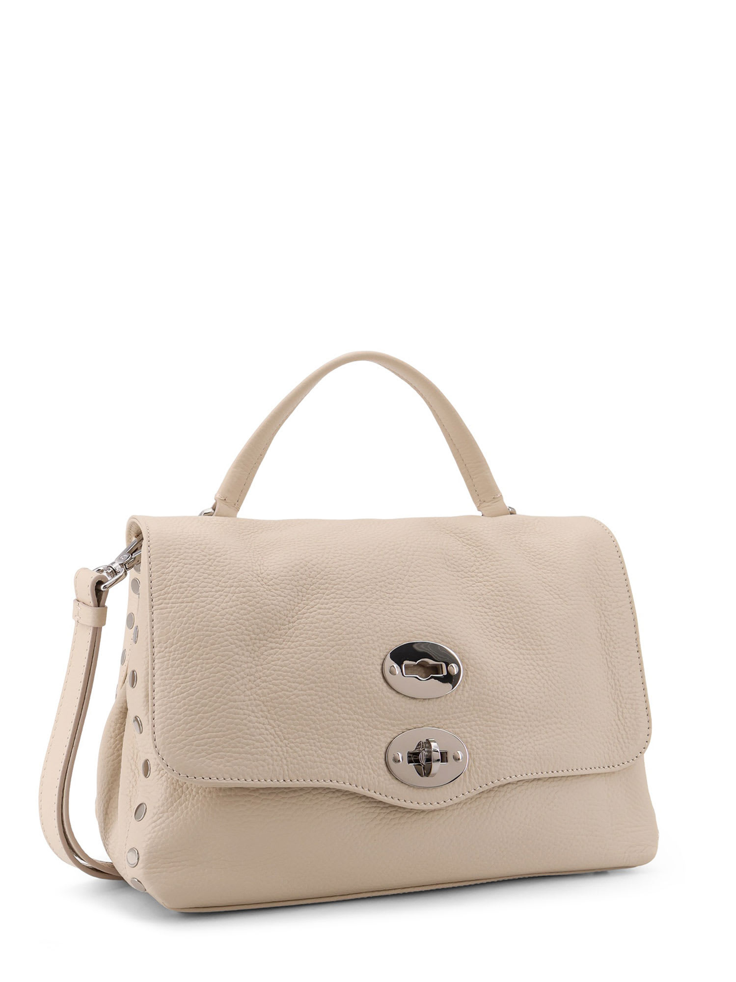 Zanellato Postina S Leather Crossbody Bag In Neutral