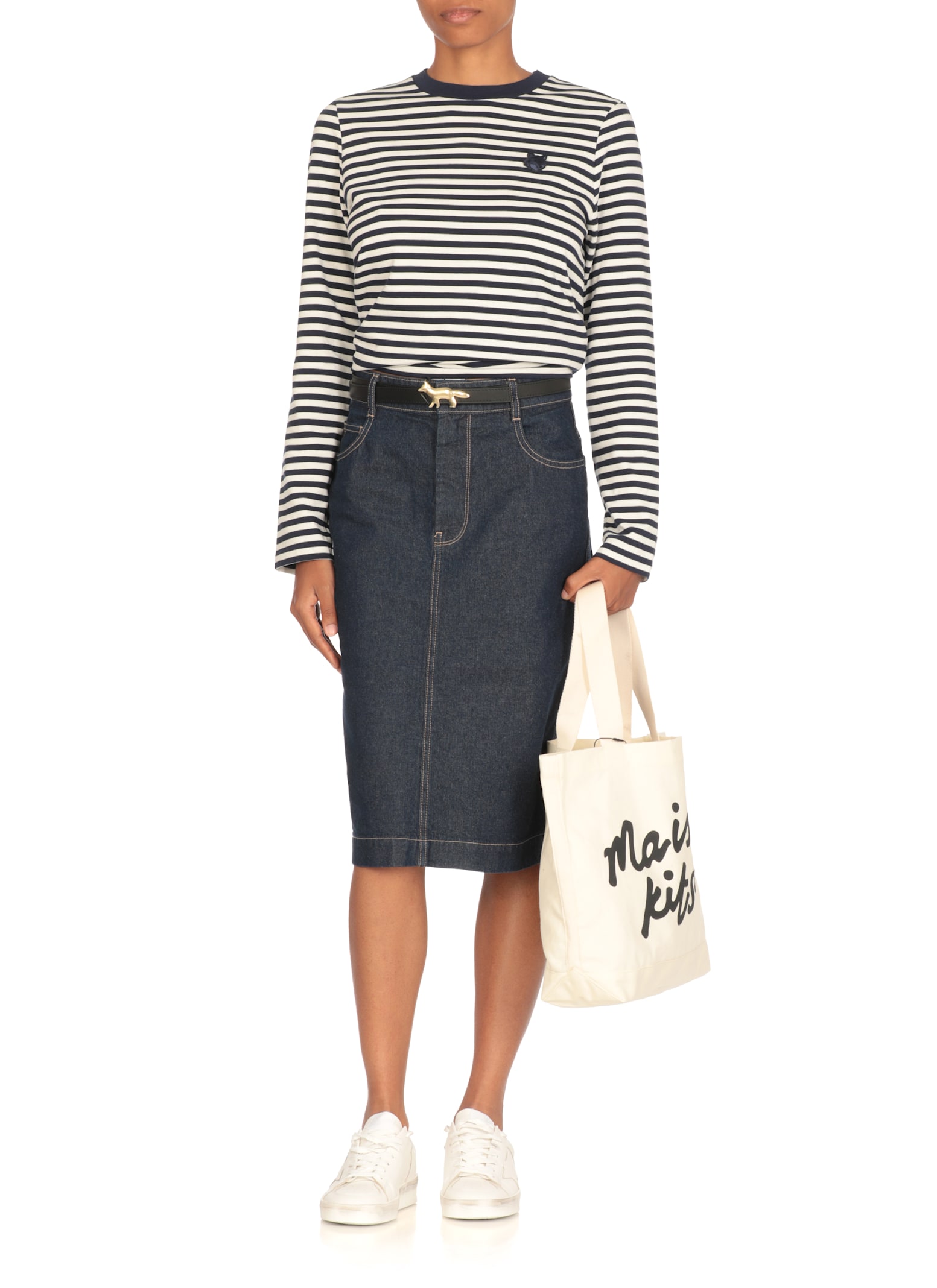 Maison Kitsuné Striped T-shirt