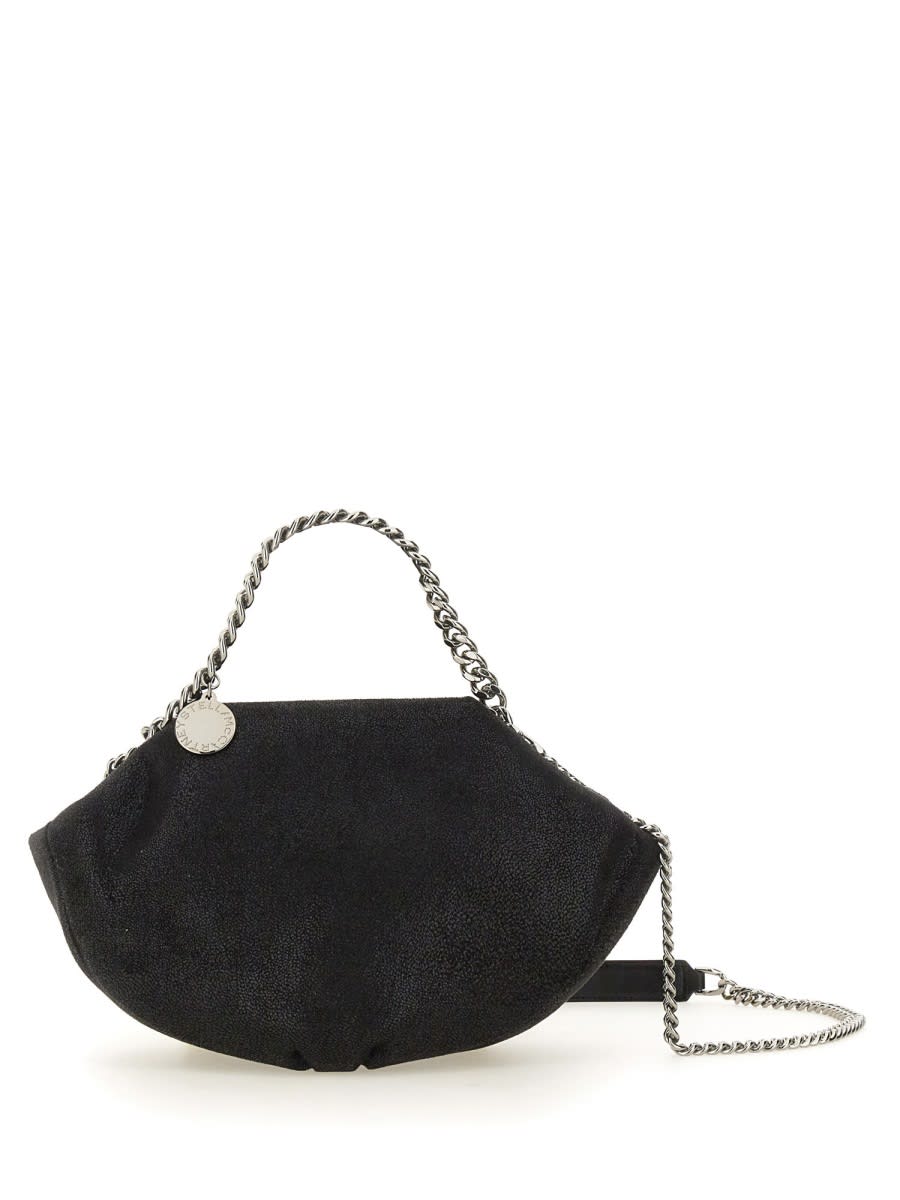 Stella Mccartney Shoulder Bag In Black Polyester In Black