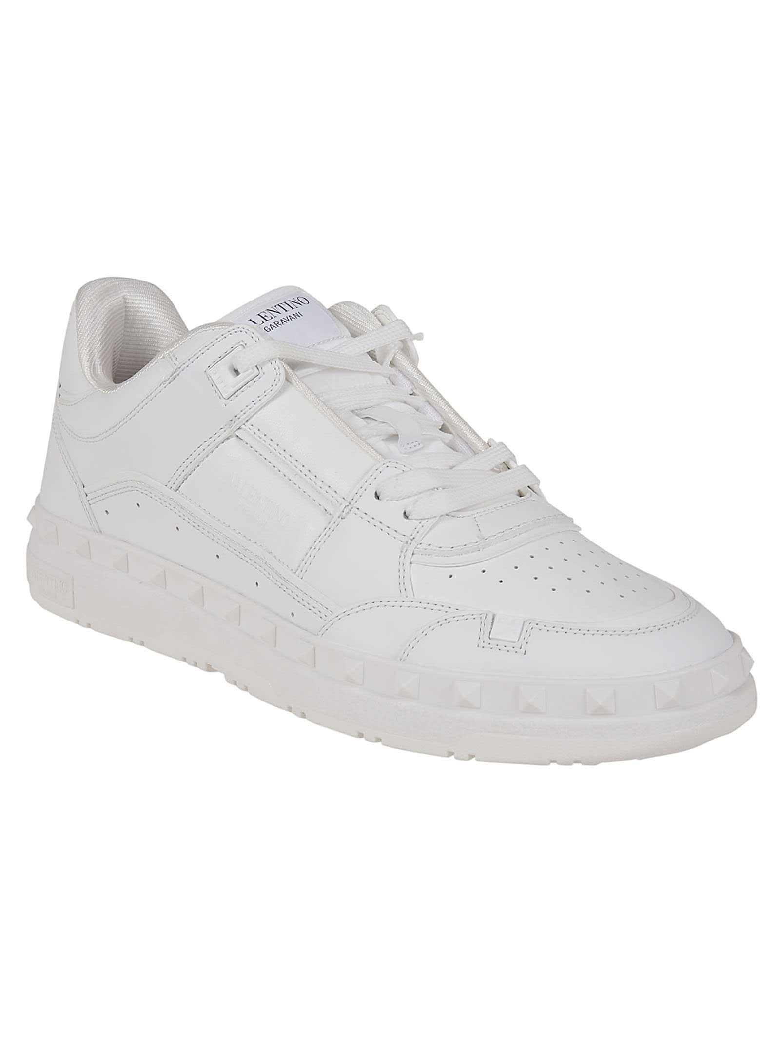 Shop Valentino Sneaker Freedots In White