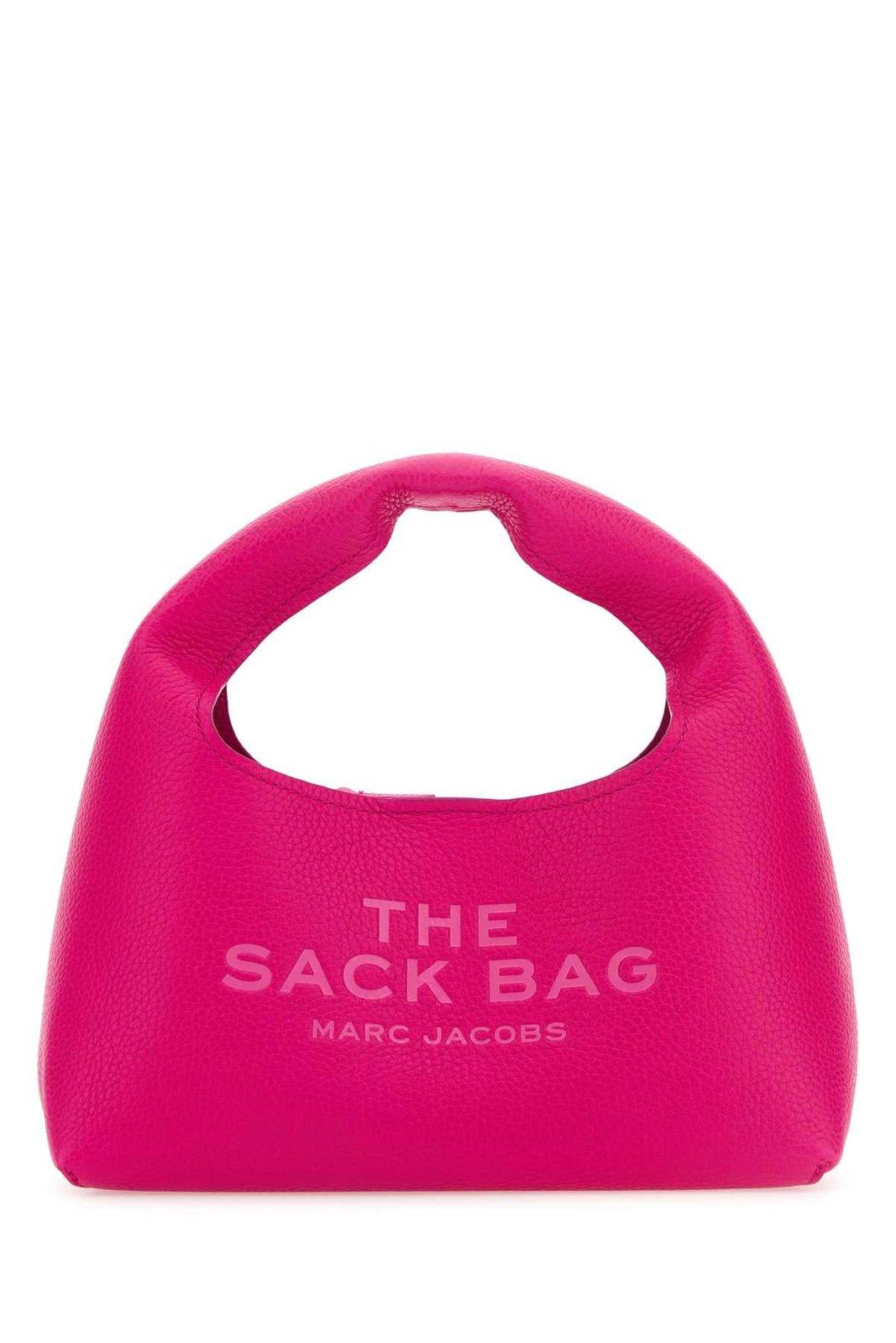 Shop Marc Jacobs Logo Debossed Mini Top Handle Bag In Pink