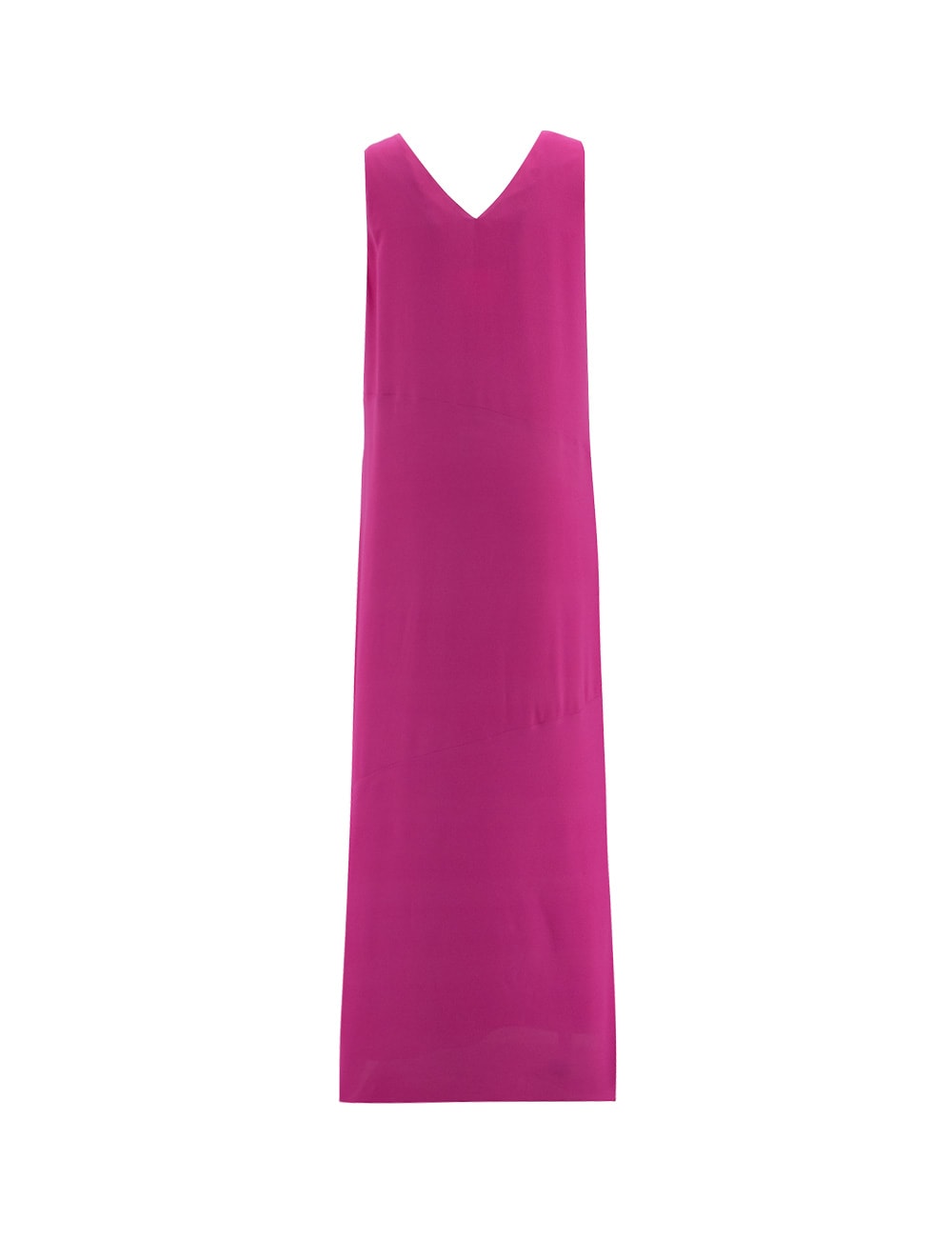 Shop Fabiana Filippi Dress In Dark Pink