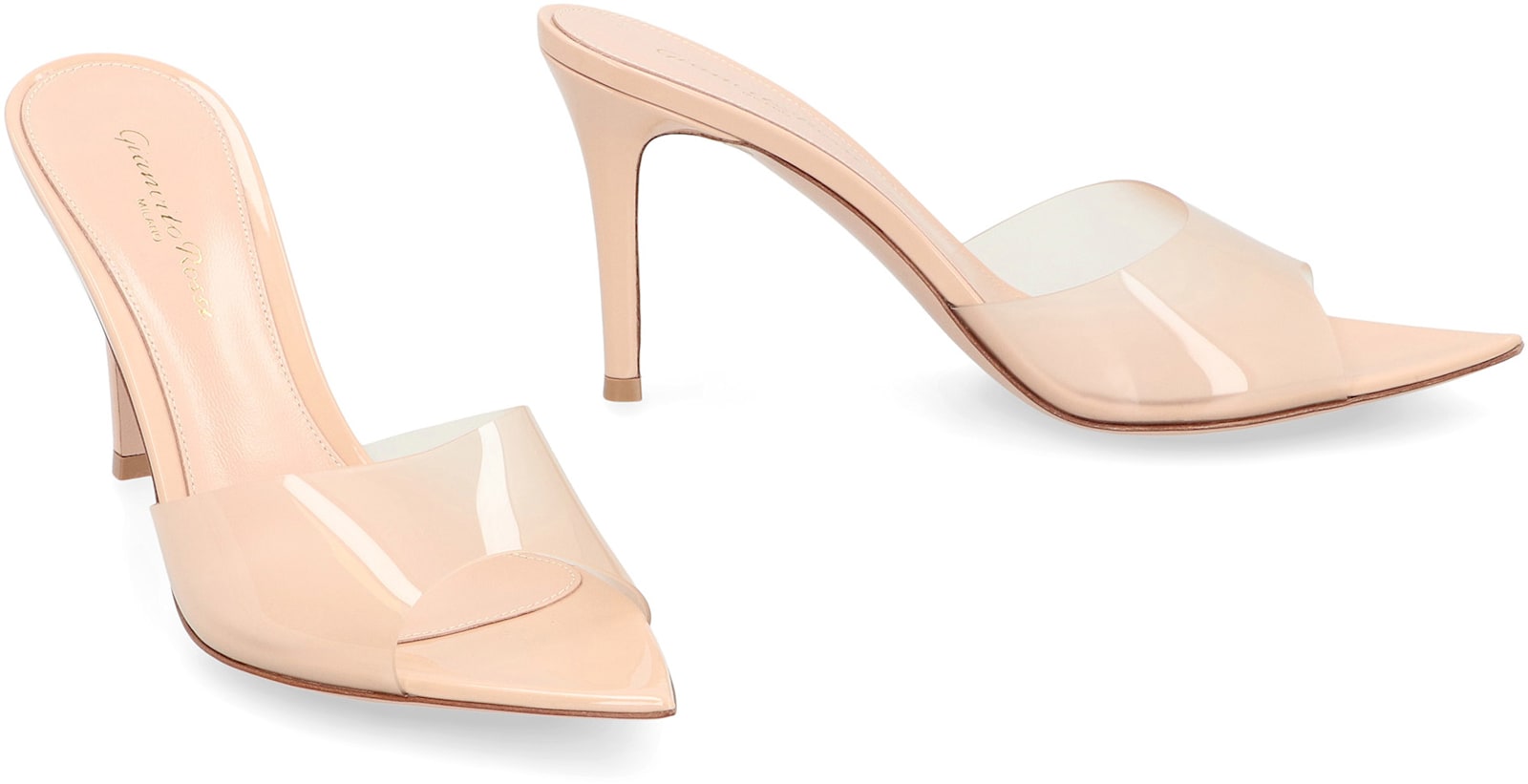 Gianvito Rossi Pointe Mule Elle In Pink