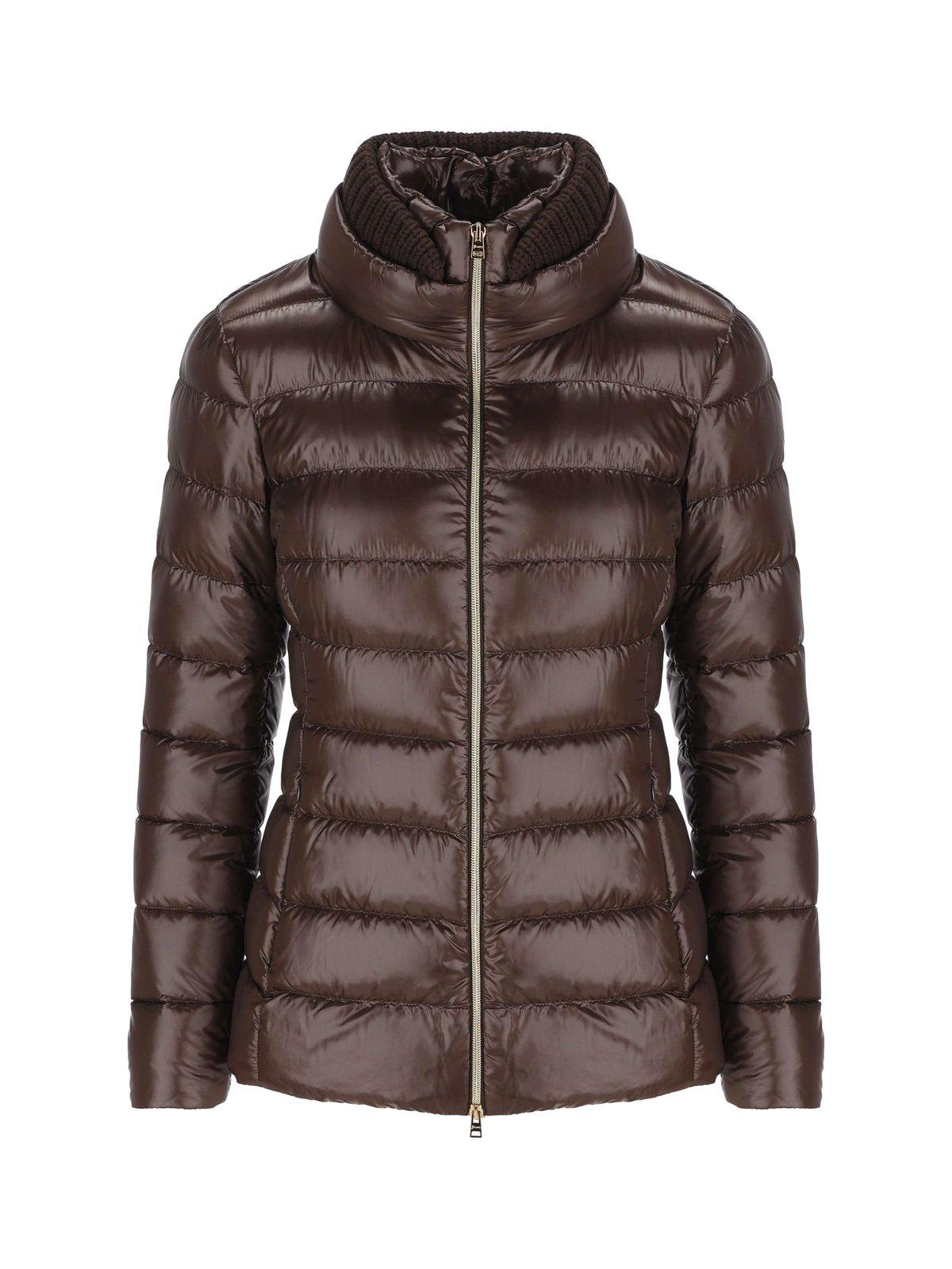 Herno Zip-up Quilted Padded Jacket