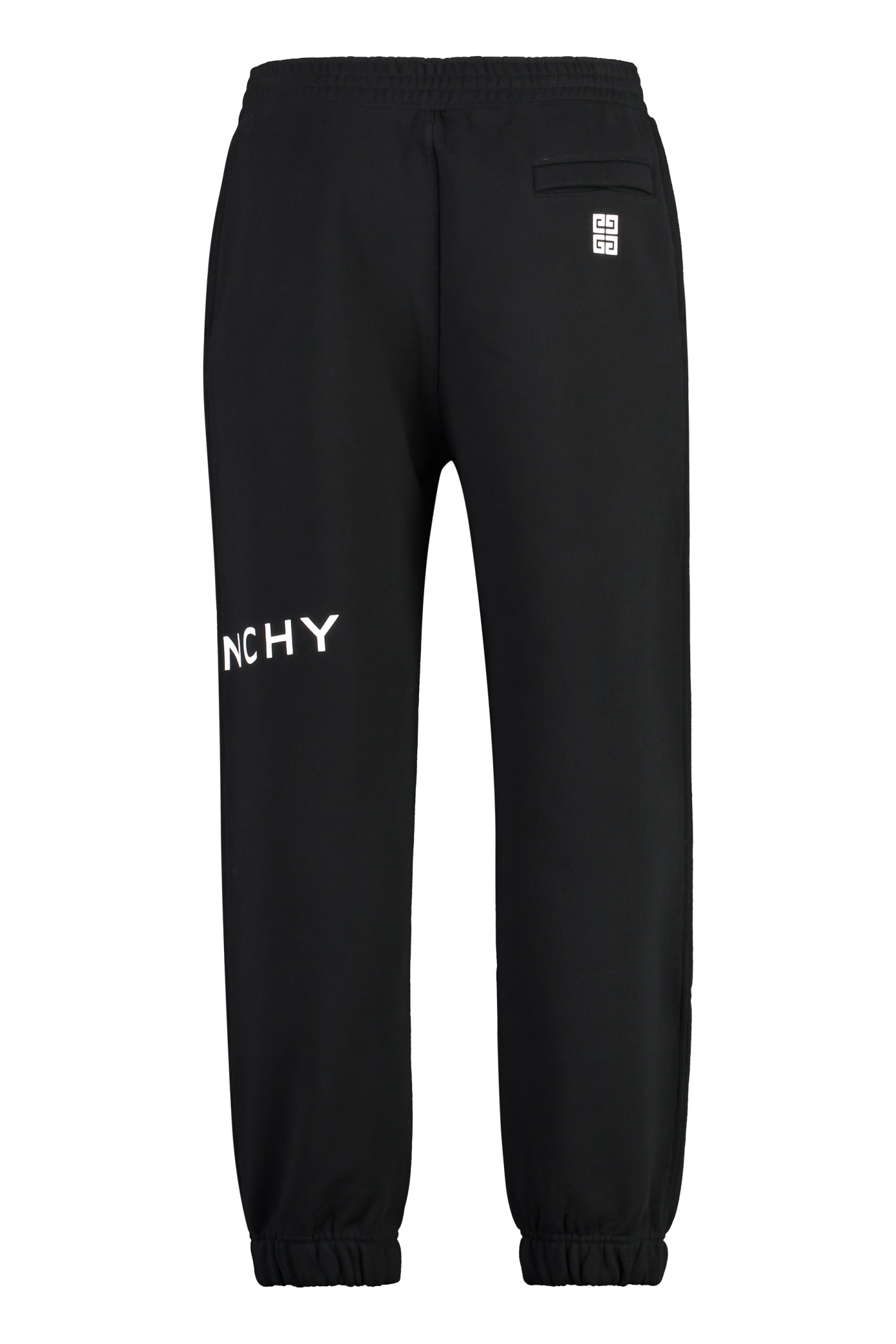 Shop Givenchy Logo Print Sweatpants In Nero