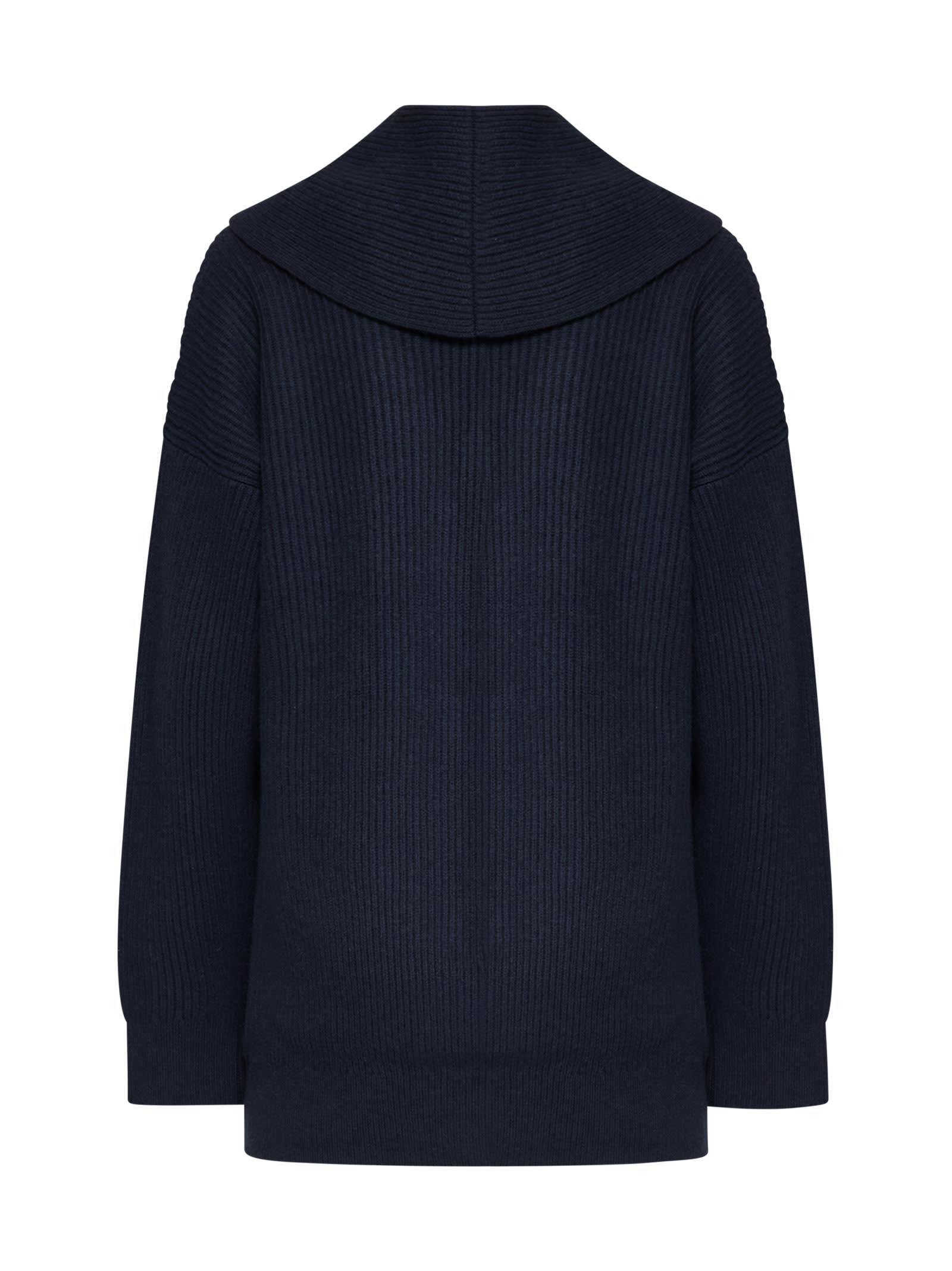 Shop Fabiana Filippi Cardigan In Blue