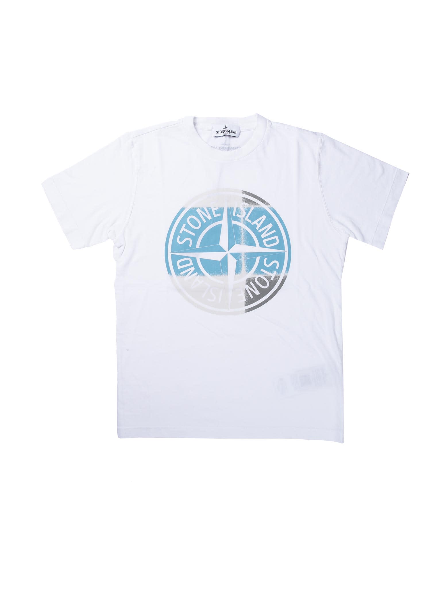 Stone Island T-shirt With White Logo