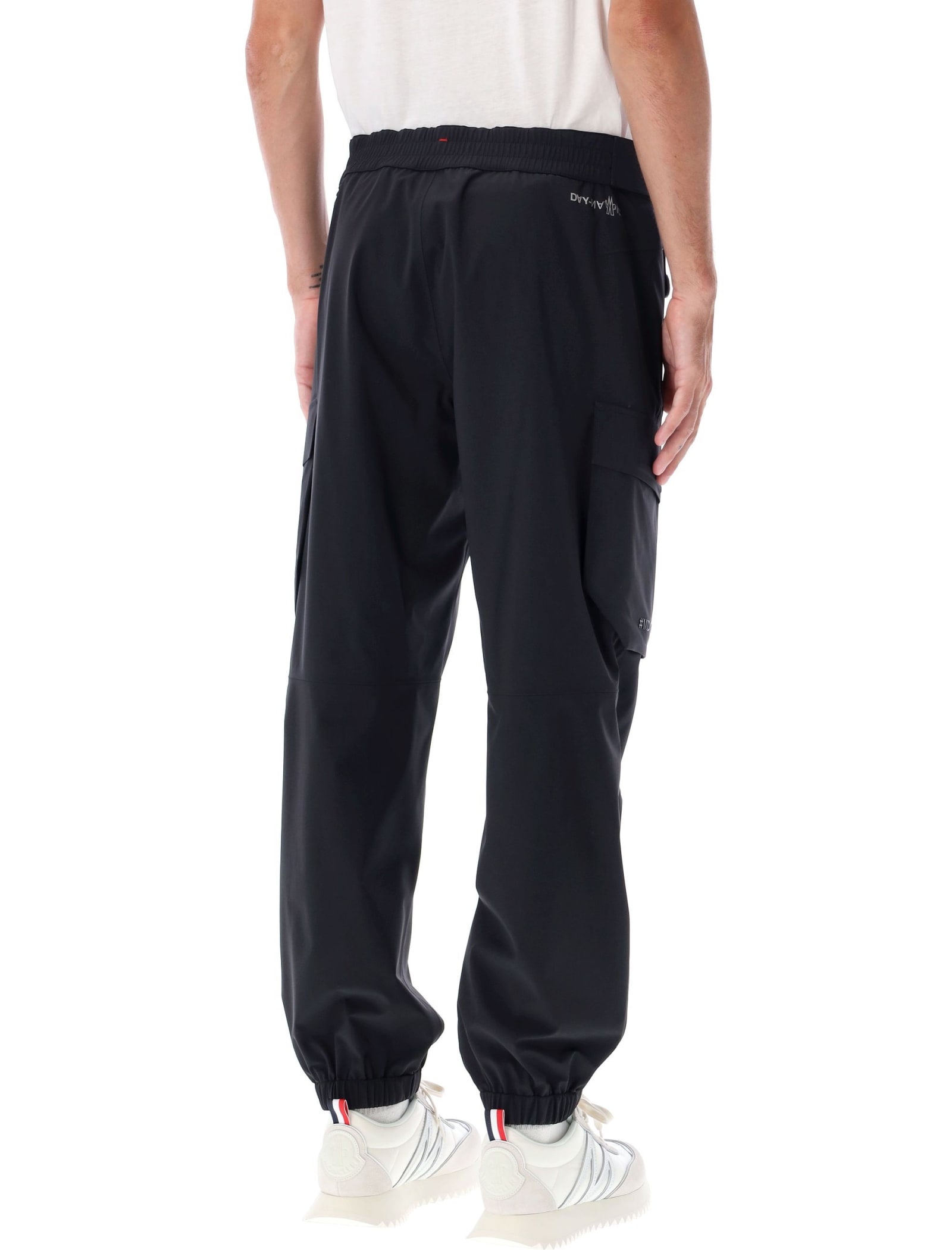 Shop Moncler Tan Cargo Jogger Pants In Black