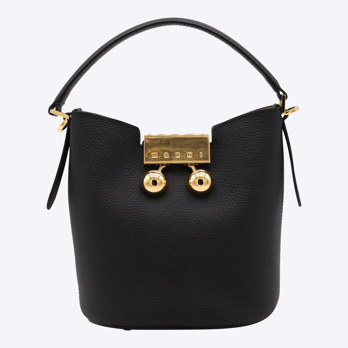 Black Leather Trunkaroo Satchel