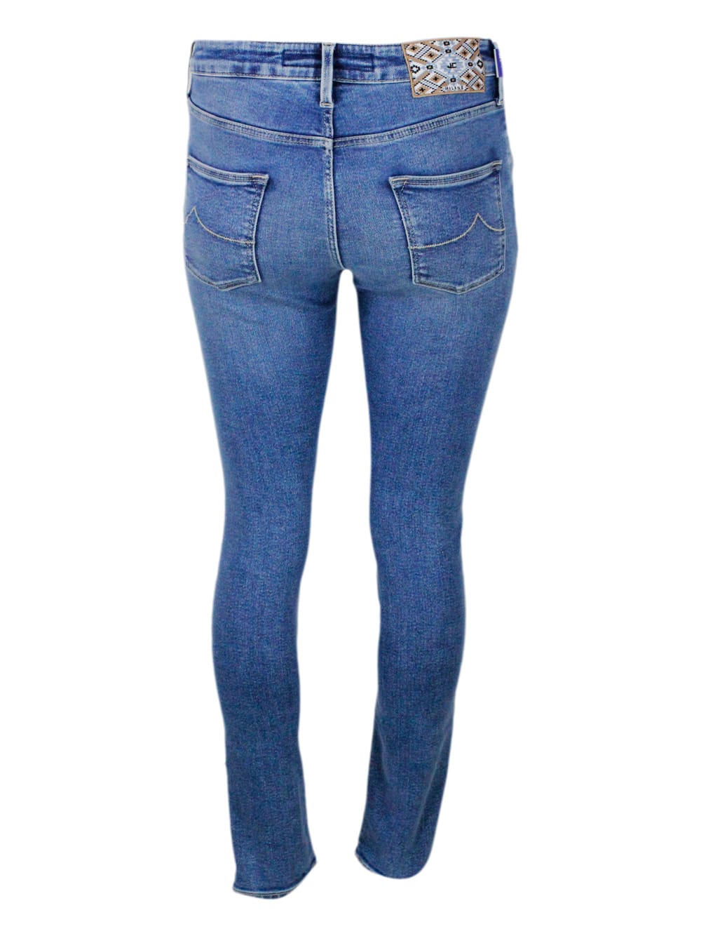 Shop Jacob Cohen Pants In Denim