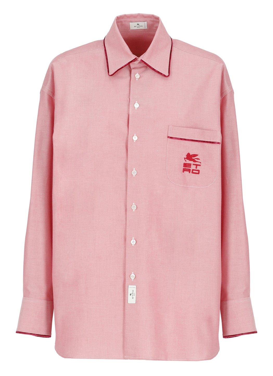 Etro Logo Embroidered Button-up Shirt