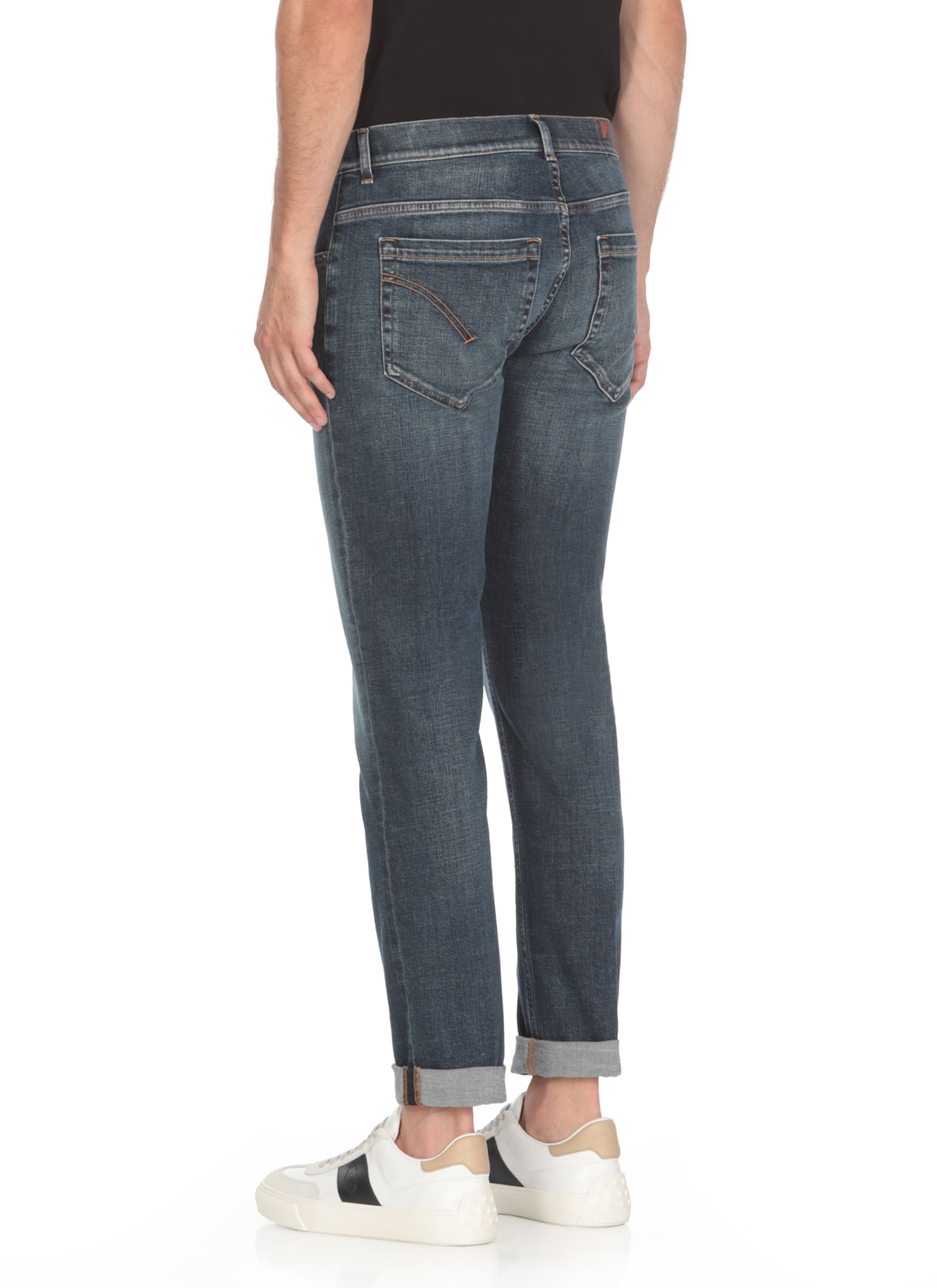 Shop Dondup George Jeans In Blue