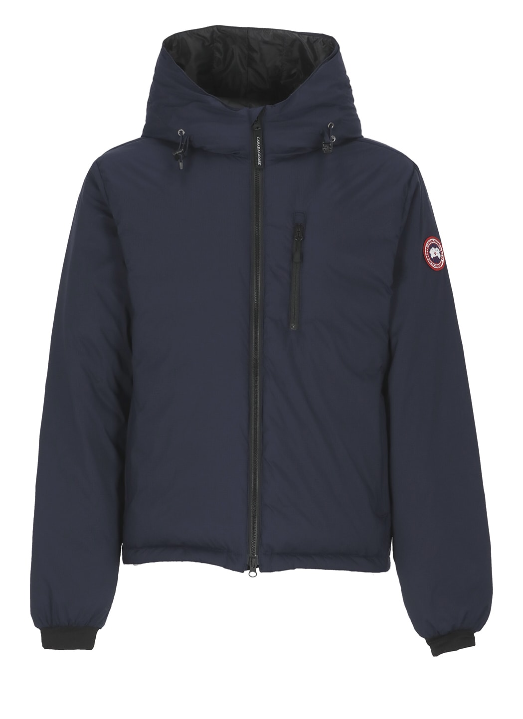 Shop Canada Goose Lodge Down Jacket In Blue