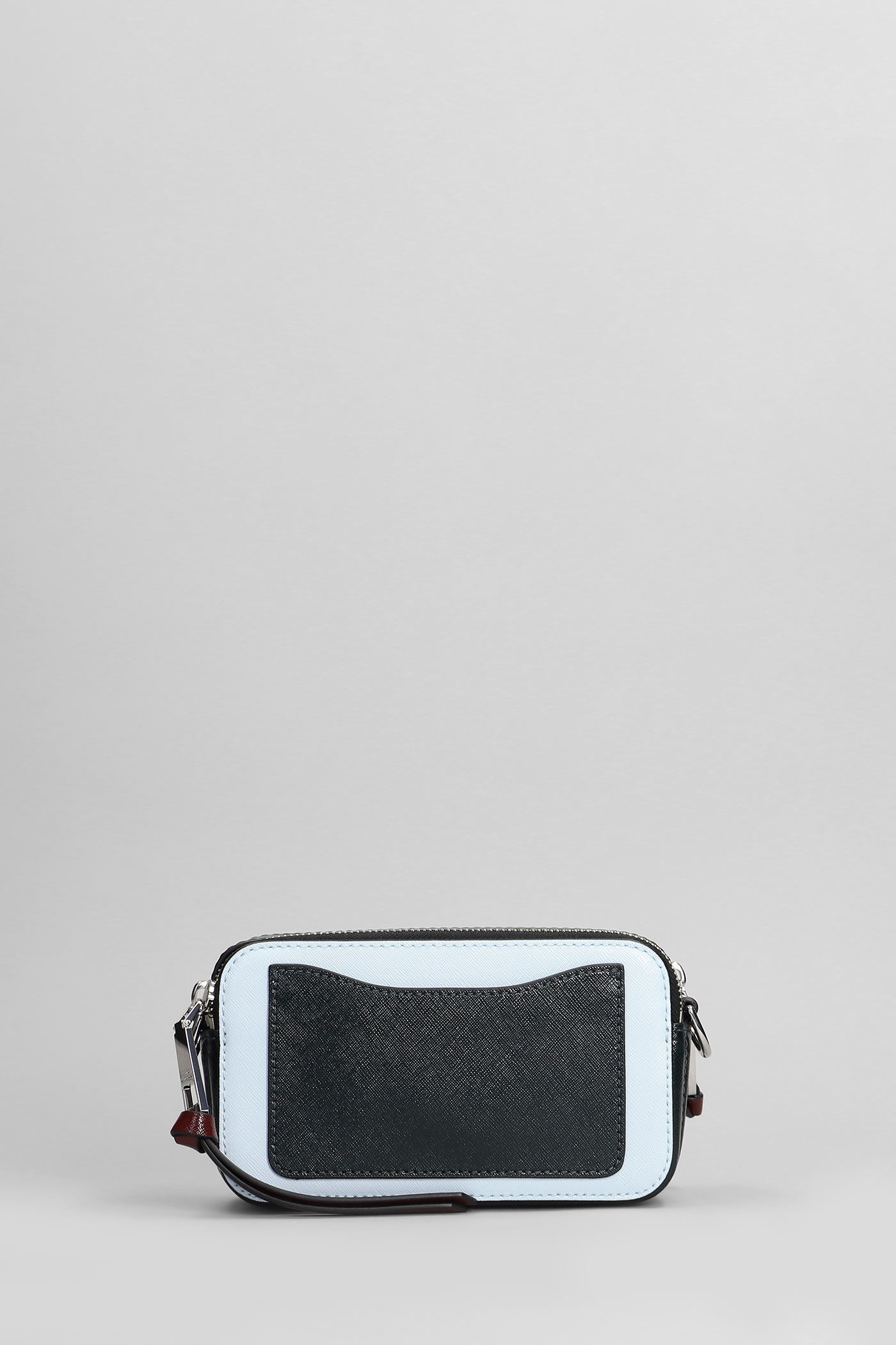 Marc Jacobs The Snapshot Shoulder Bag In Cyan Leather In Cyan